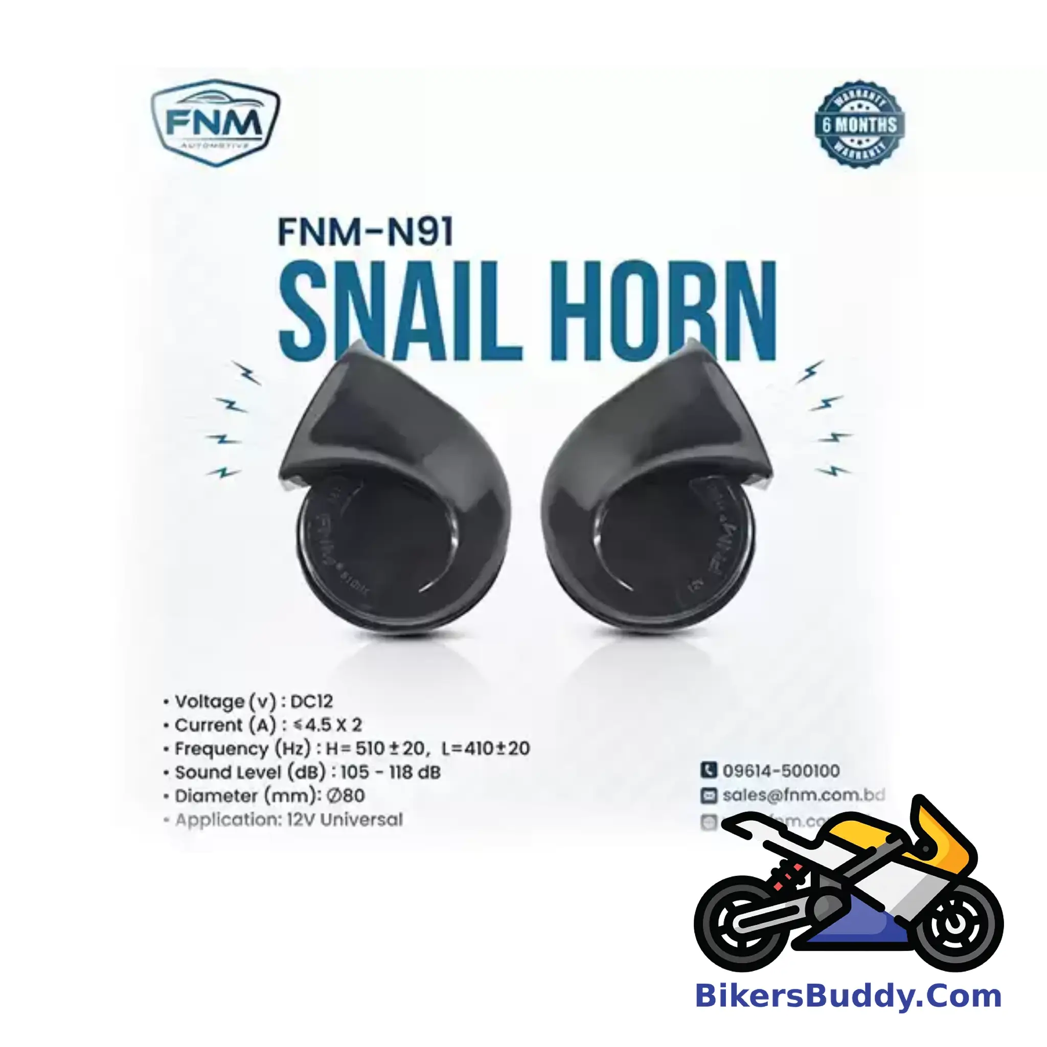 FNM-N91-Snail Horn accessory