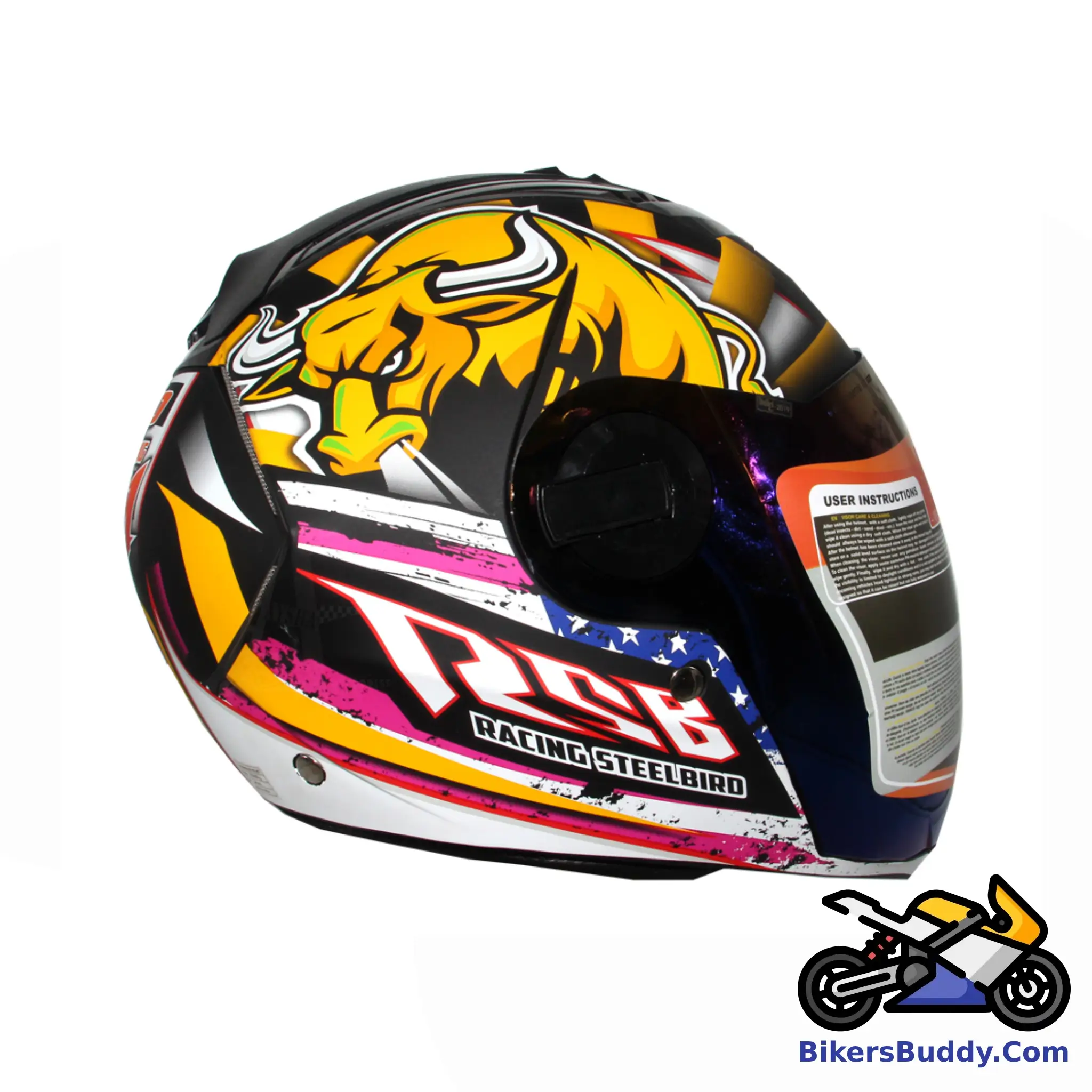 Steelbird SBA-2 Horn Matt Yellow accessory