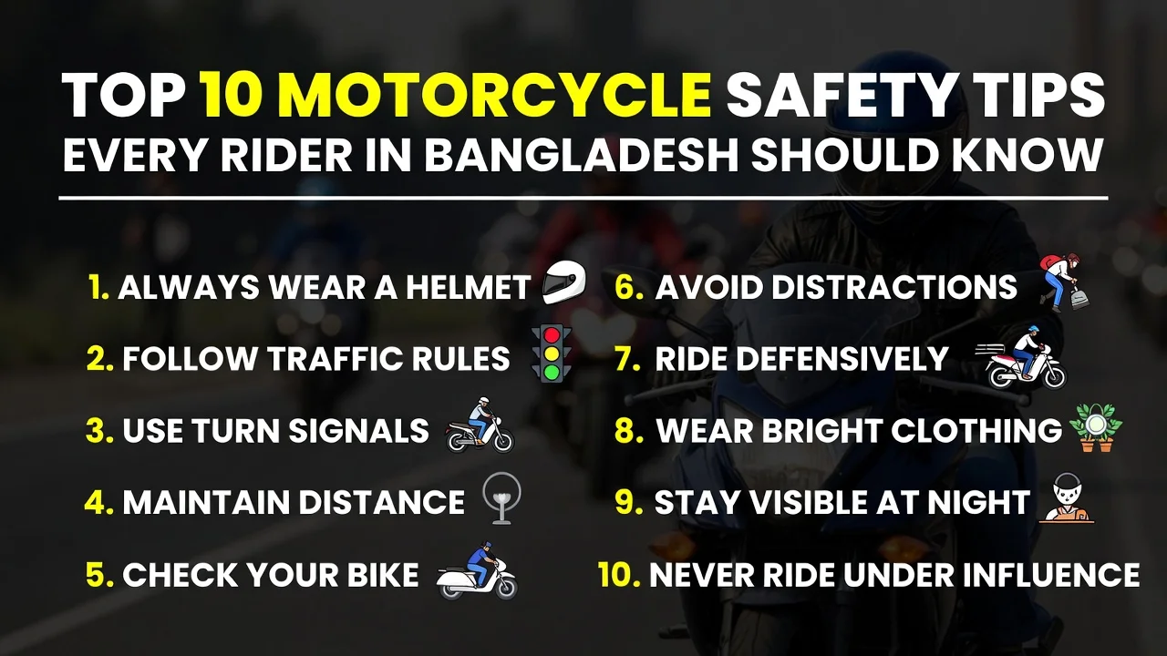 Top 10 Motorcycle Safety Tips Every Rider Should Know