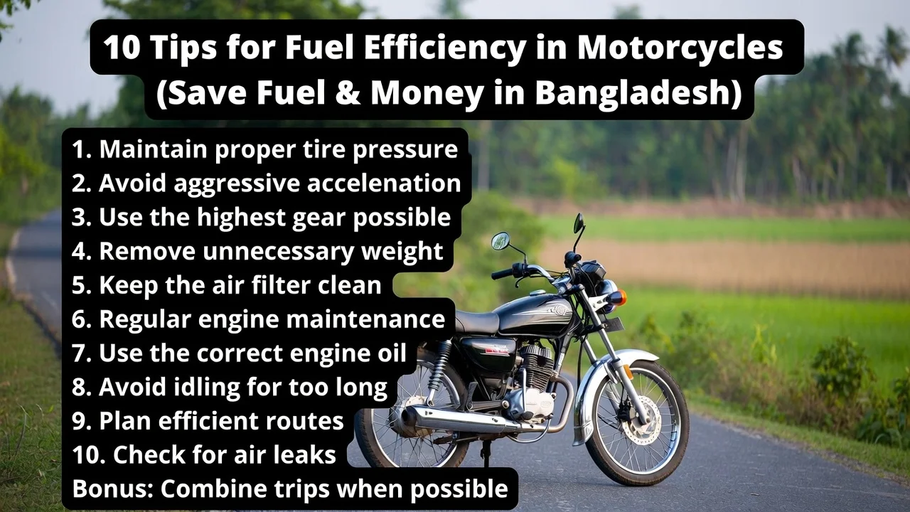 10 Tips for Fuel Efficiency in Motorcycles (Save Fuel & Money)