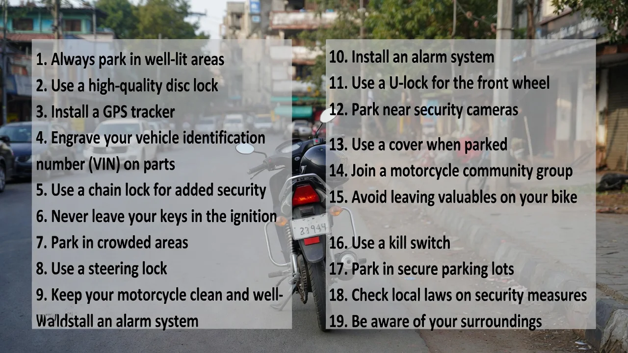 19 Proven Motorcycle Security Tips in Bangladesh