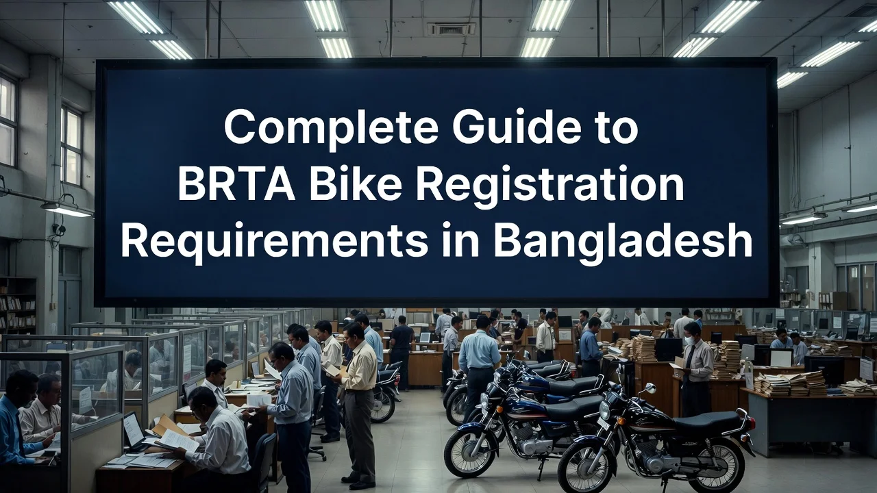 Complete Guide to BRTA Bike Registration Requirements in Bangladesh