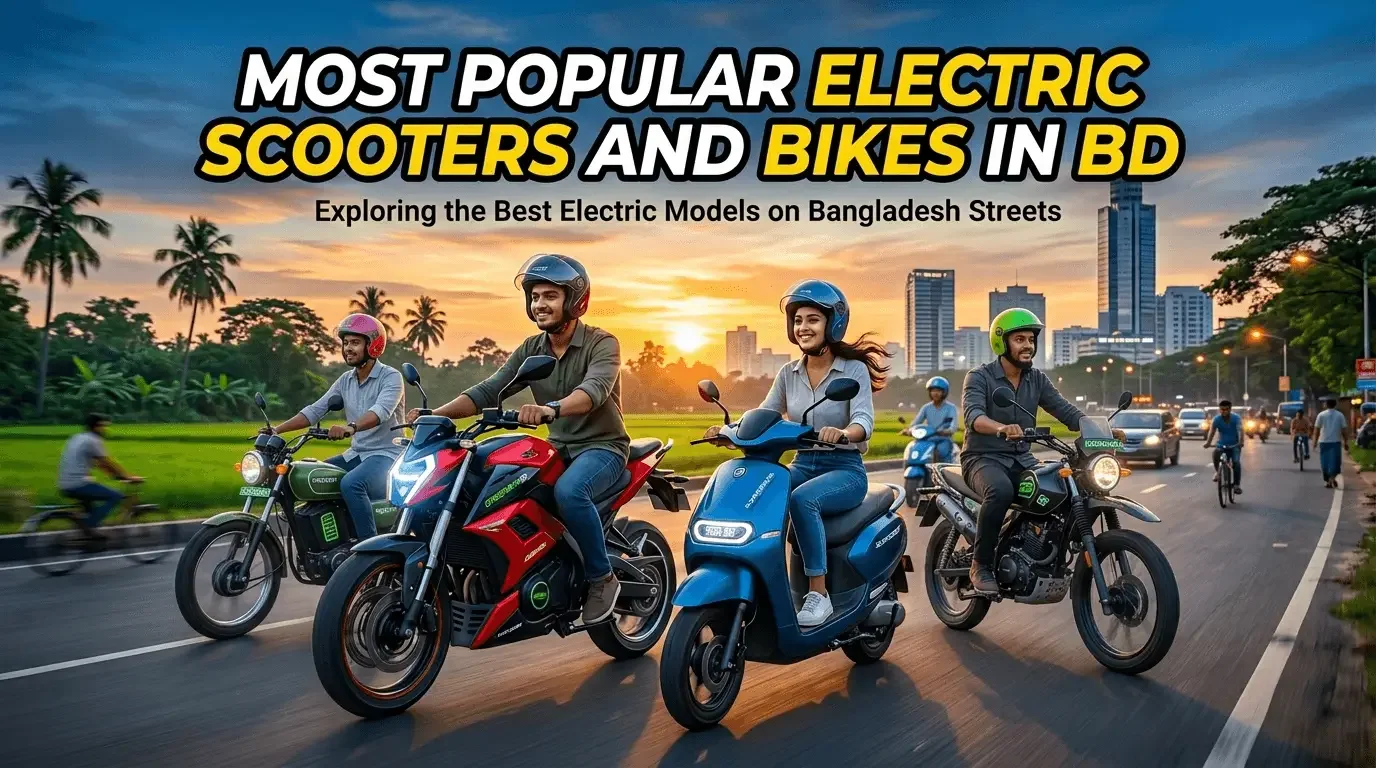 Most Popular Electric Scooters and Bikes in BD
