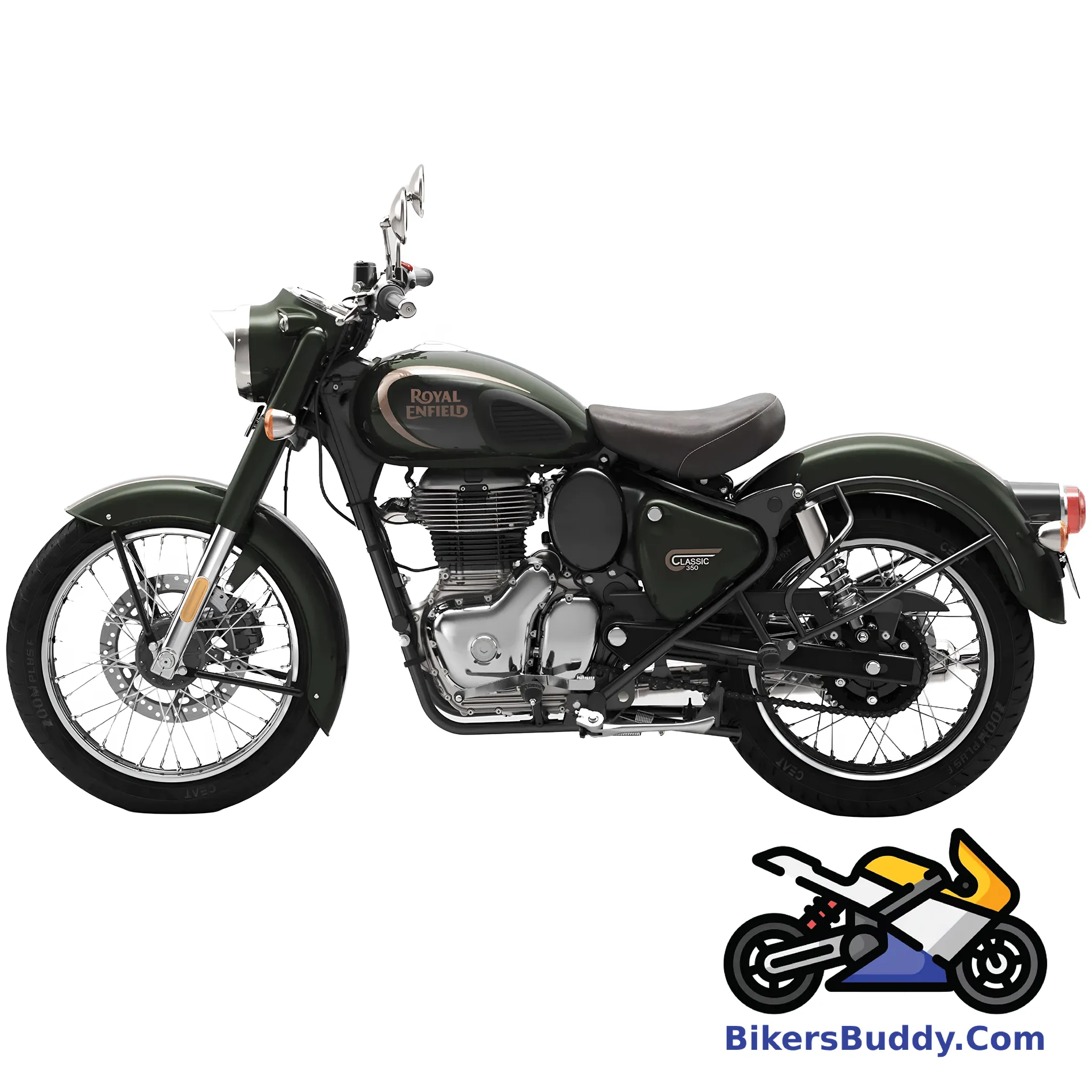 Royal Enfield Classic 350 Halcyon Green Black