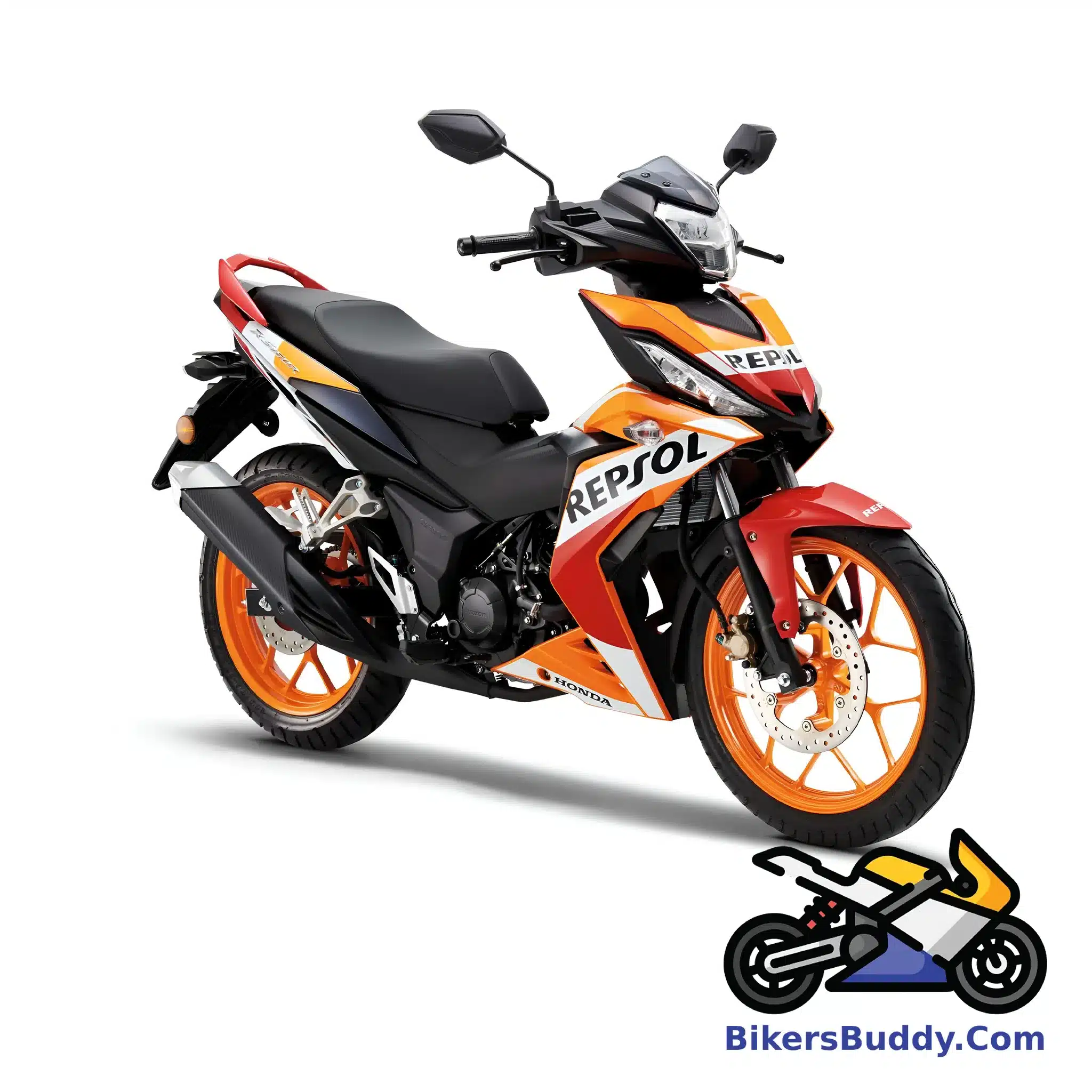 Orange Honda RS150R