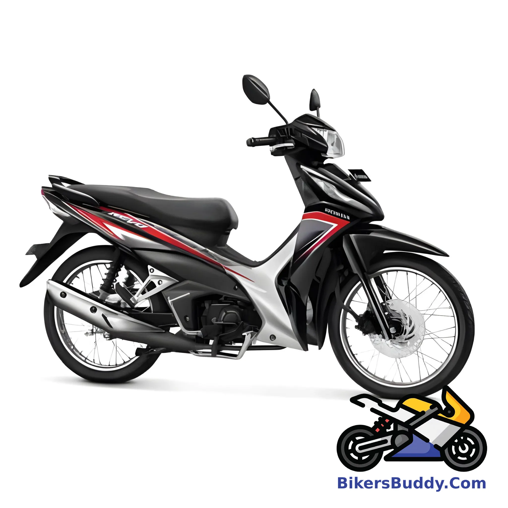 Black Honda Revo FI