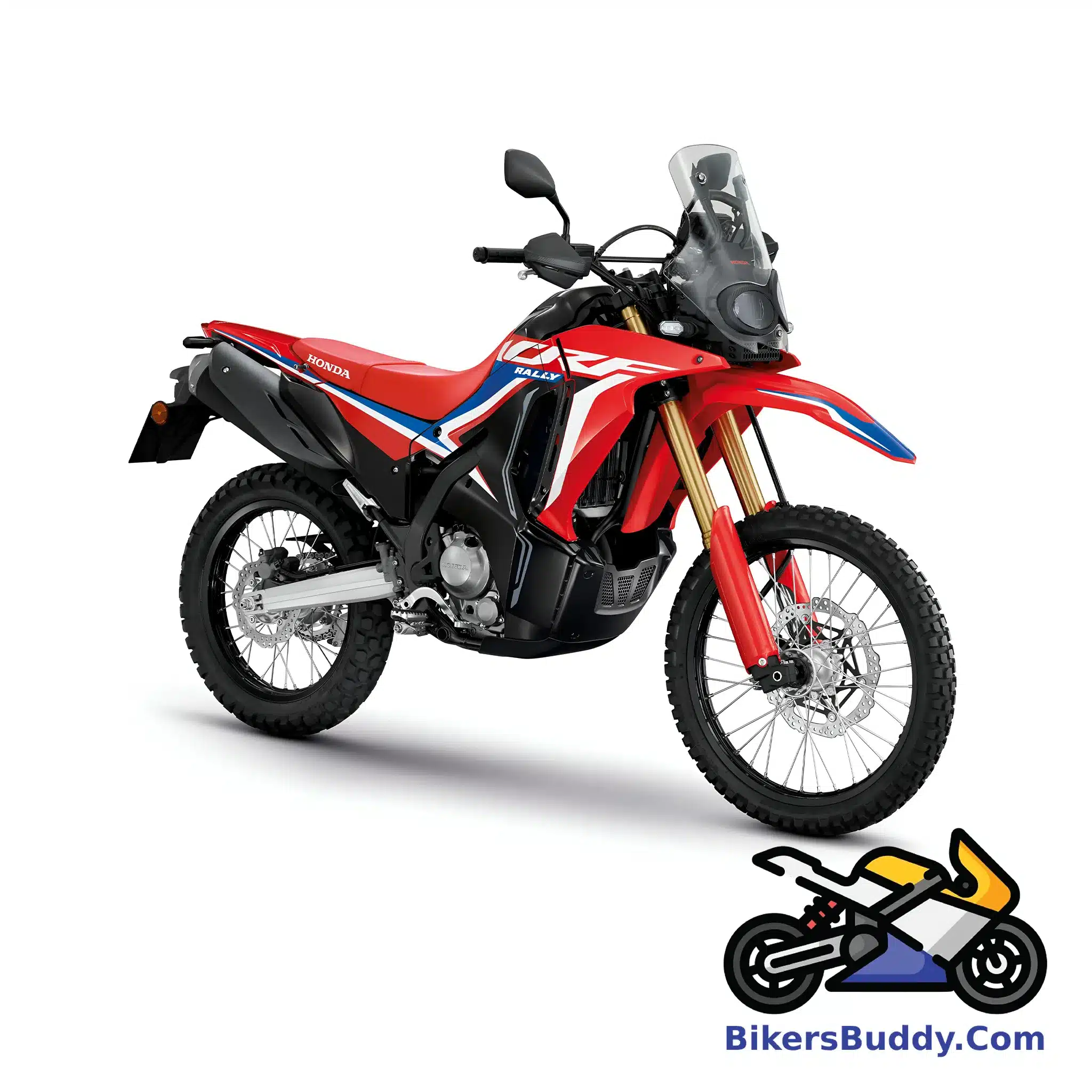 Red Honda CRF300 Rally