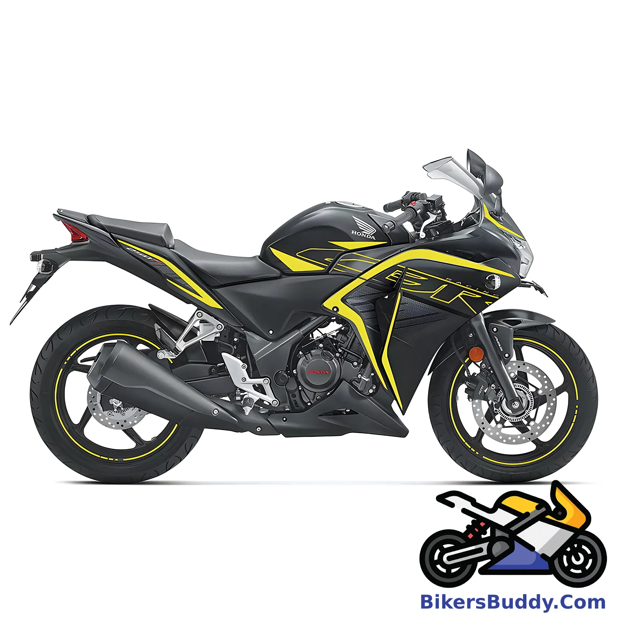 Matte Axis Gray Metallic With Striking Green Honda CBR250R