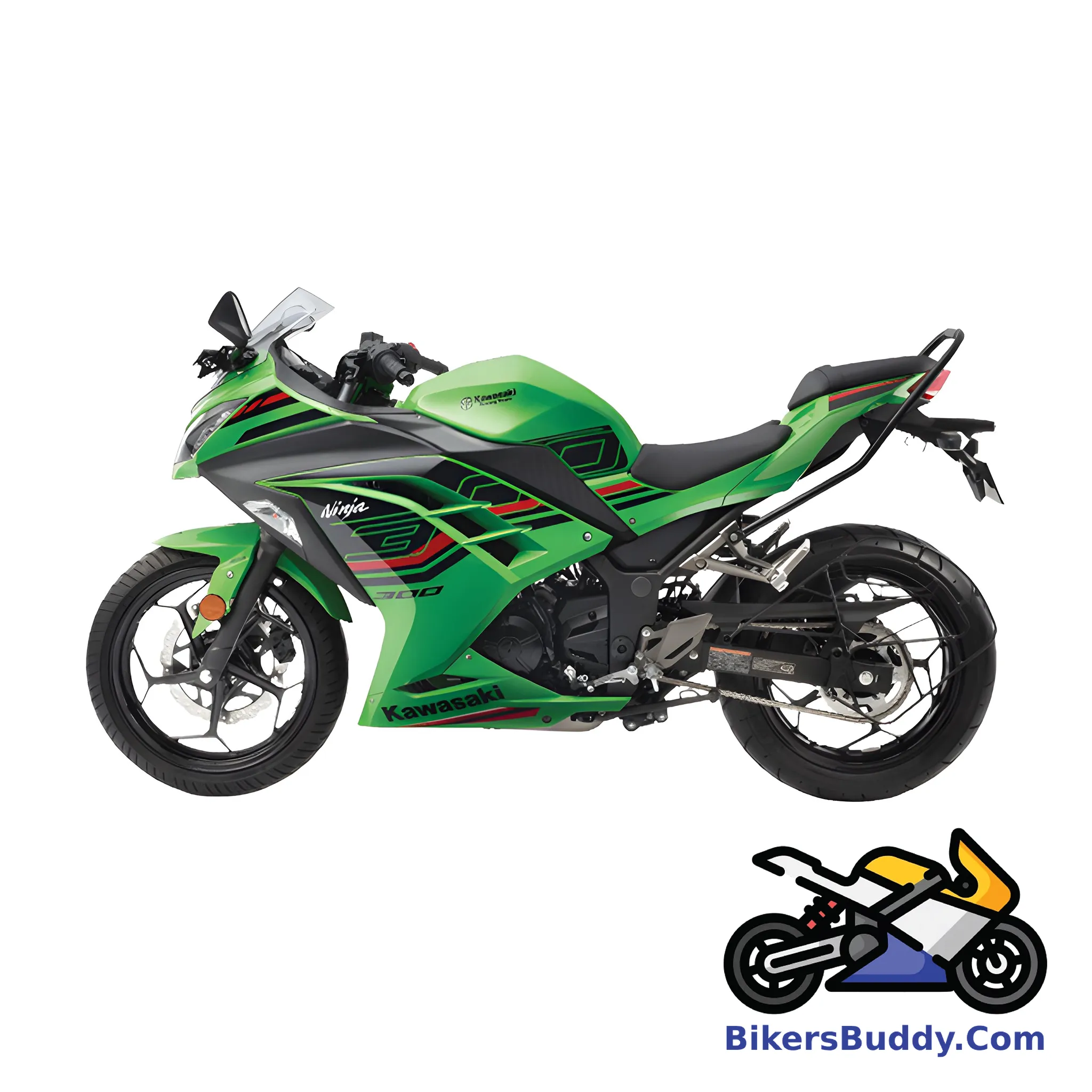 Green Kawasaki Ninja 300
