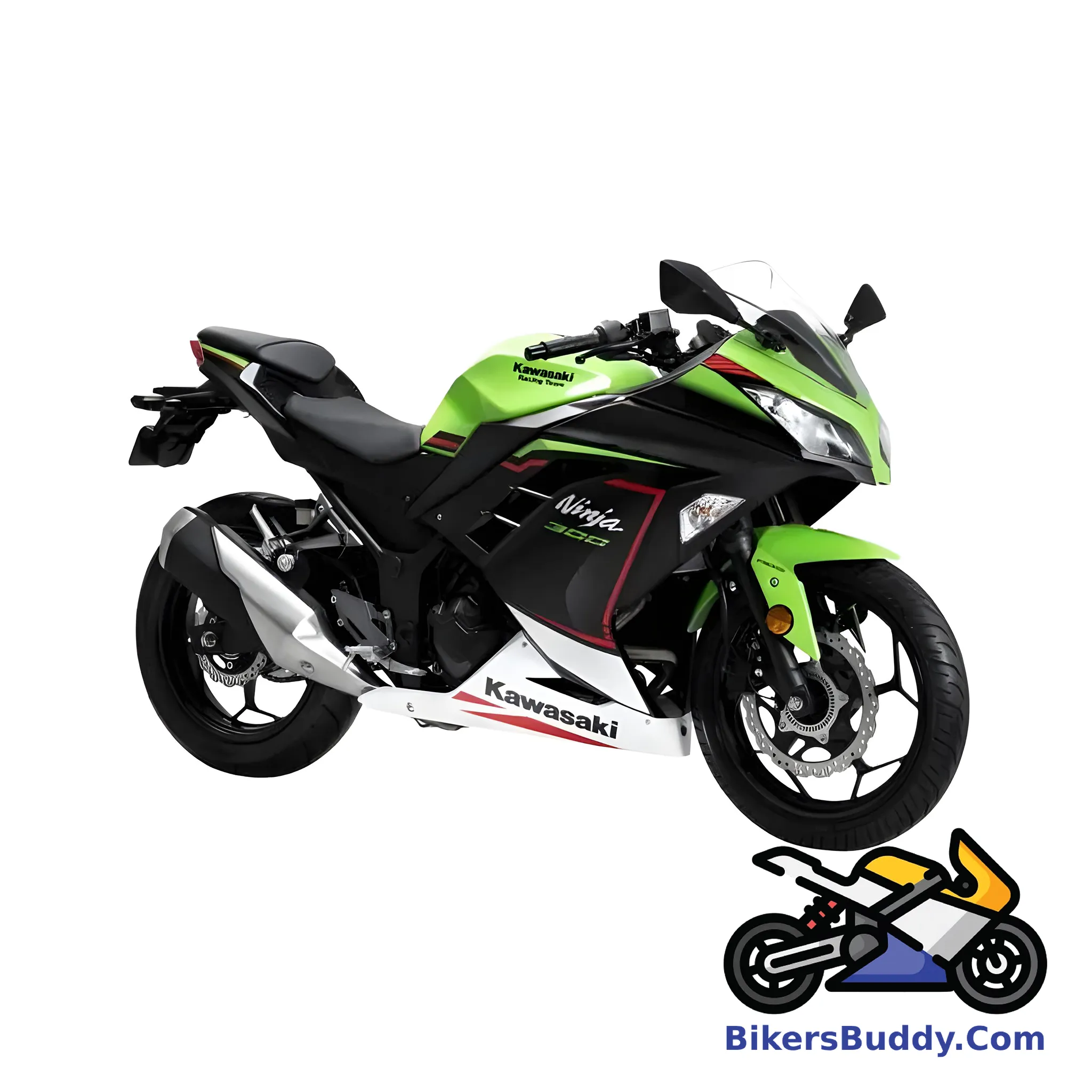 Light Green Kawasaki Ninja 300