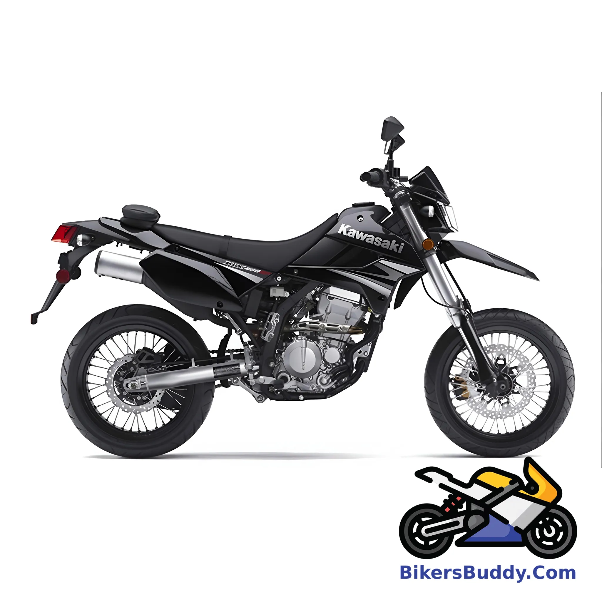 Black Kawasaki KLX 250