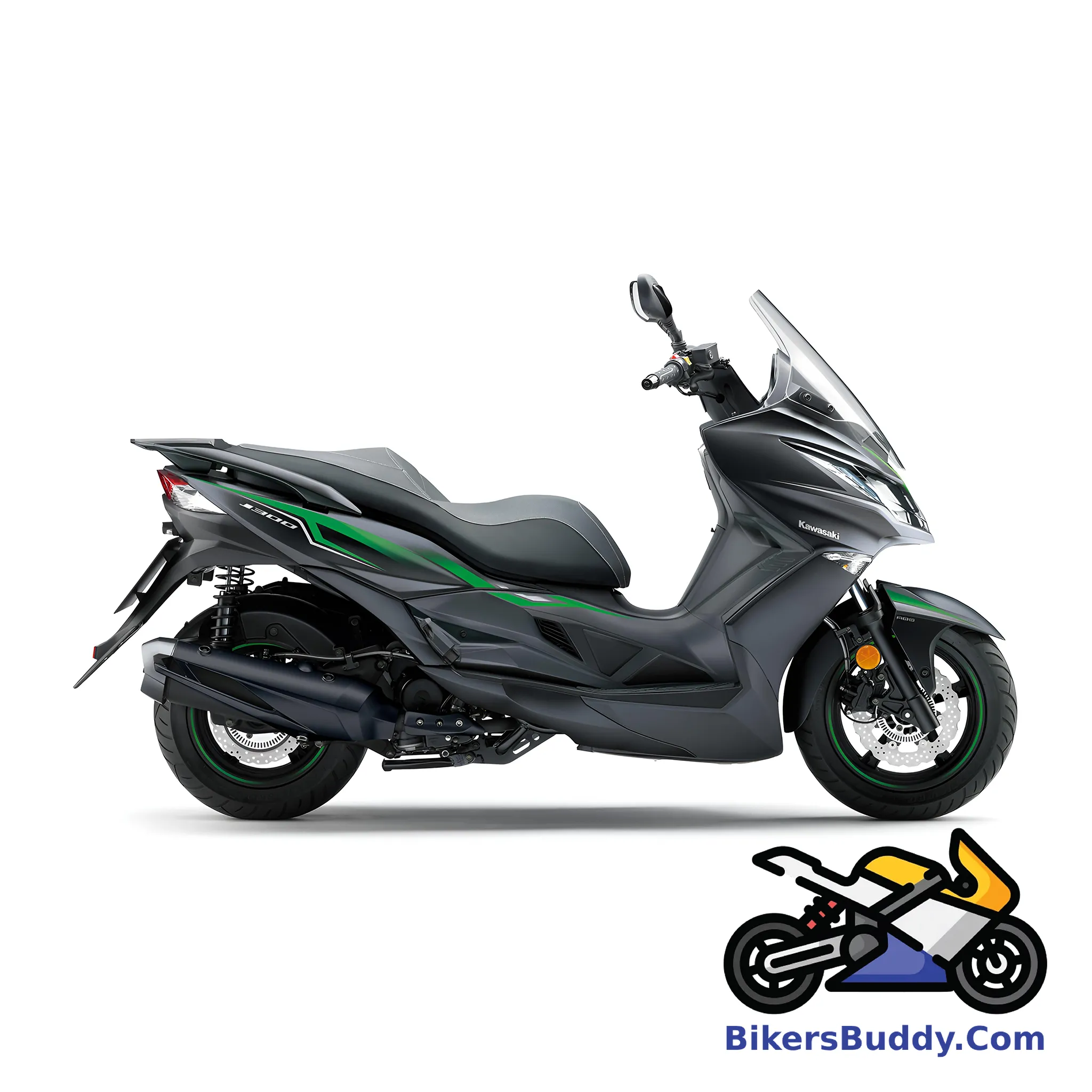 Matte Black Kawasaki J300