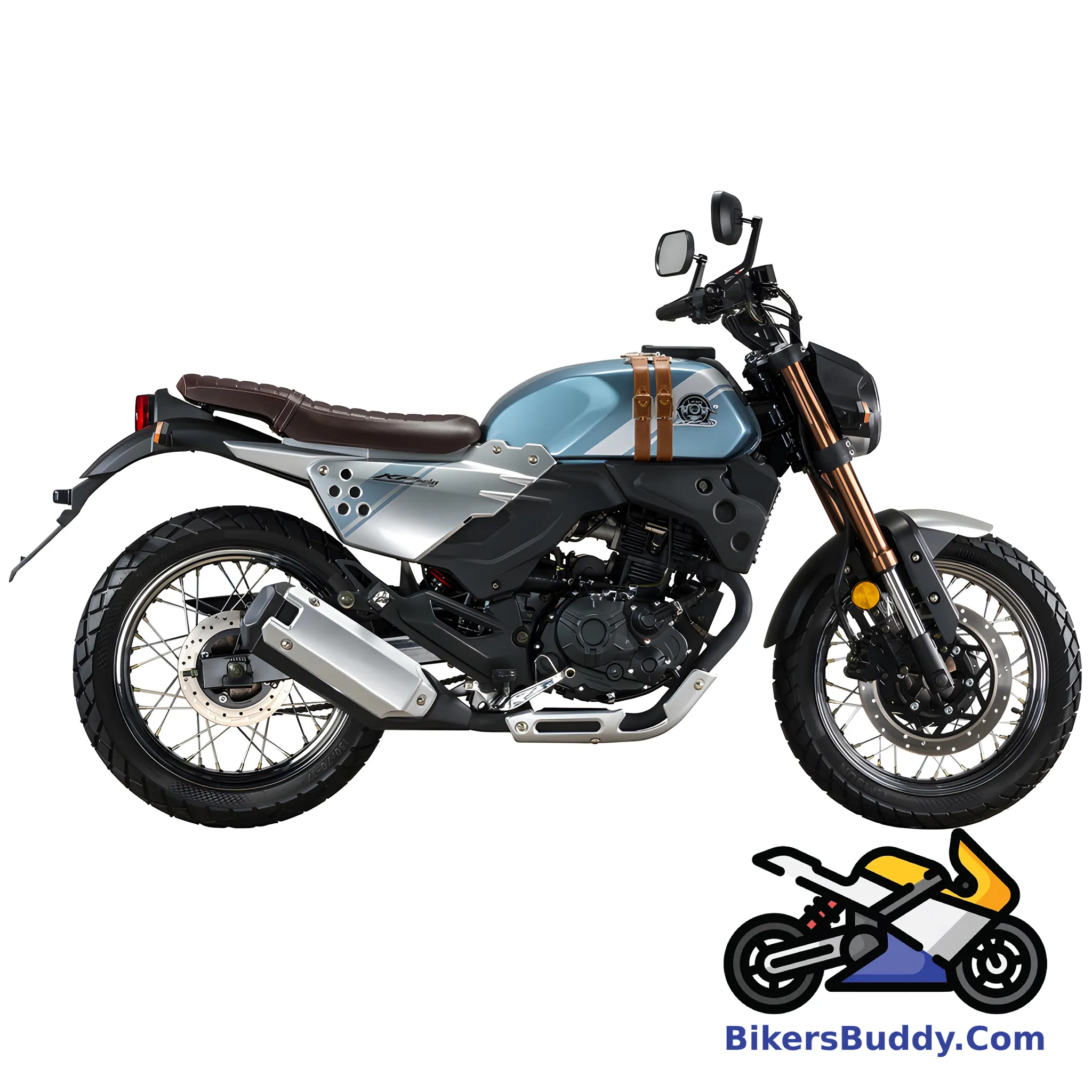 Blue and Silver Lifan KPM 200
