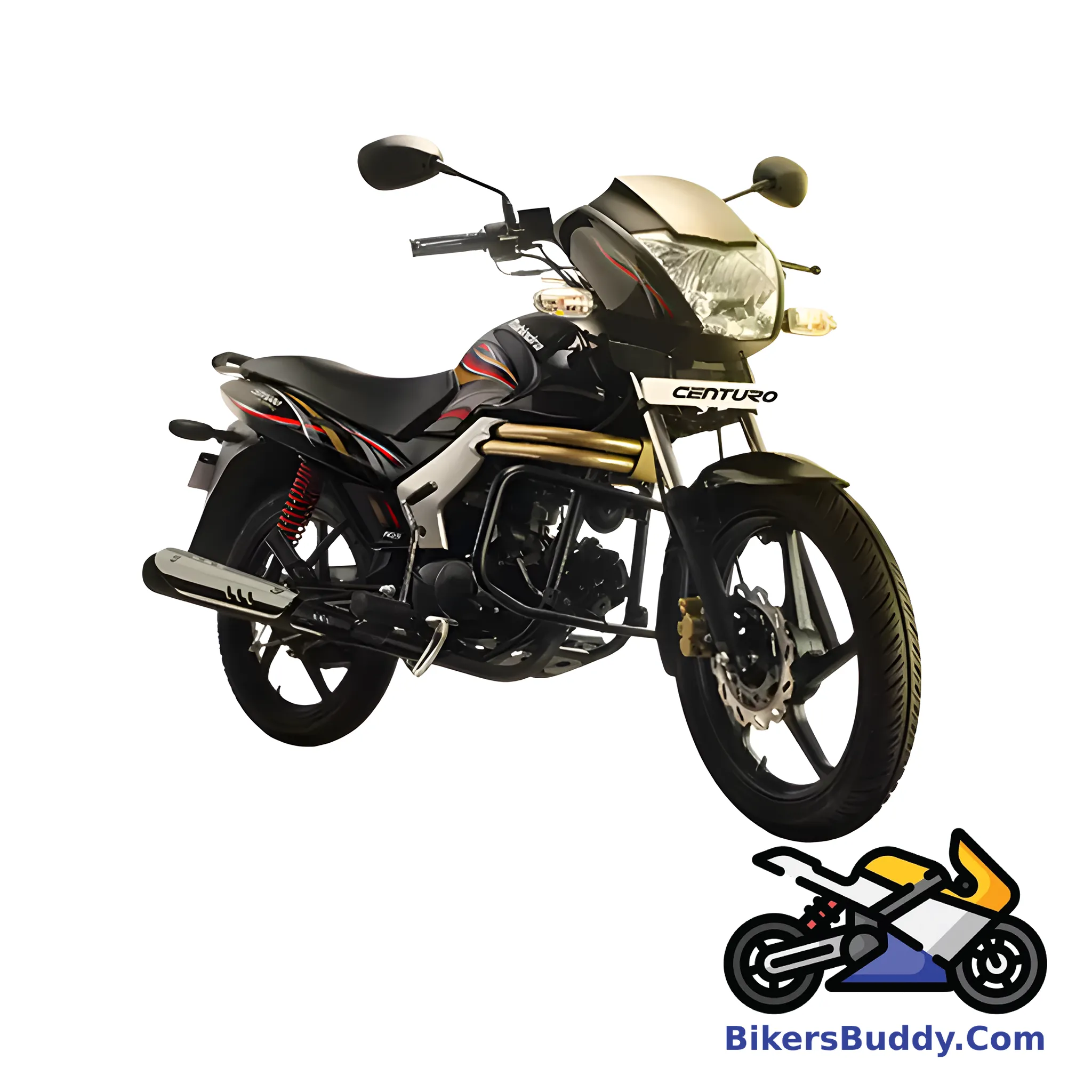 Black Mahindra Centuro Disc Brake