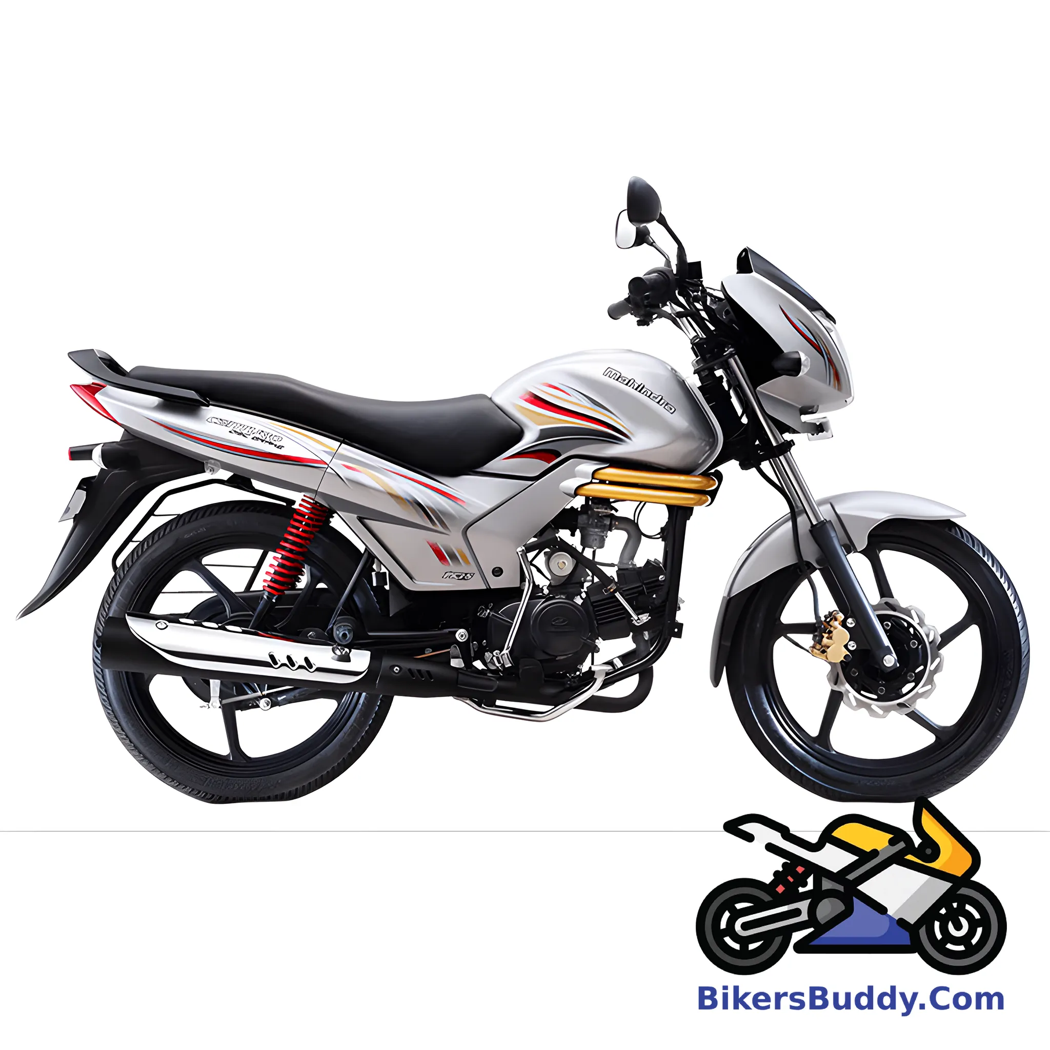 White Mahindra Centuro Disc Brake