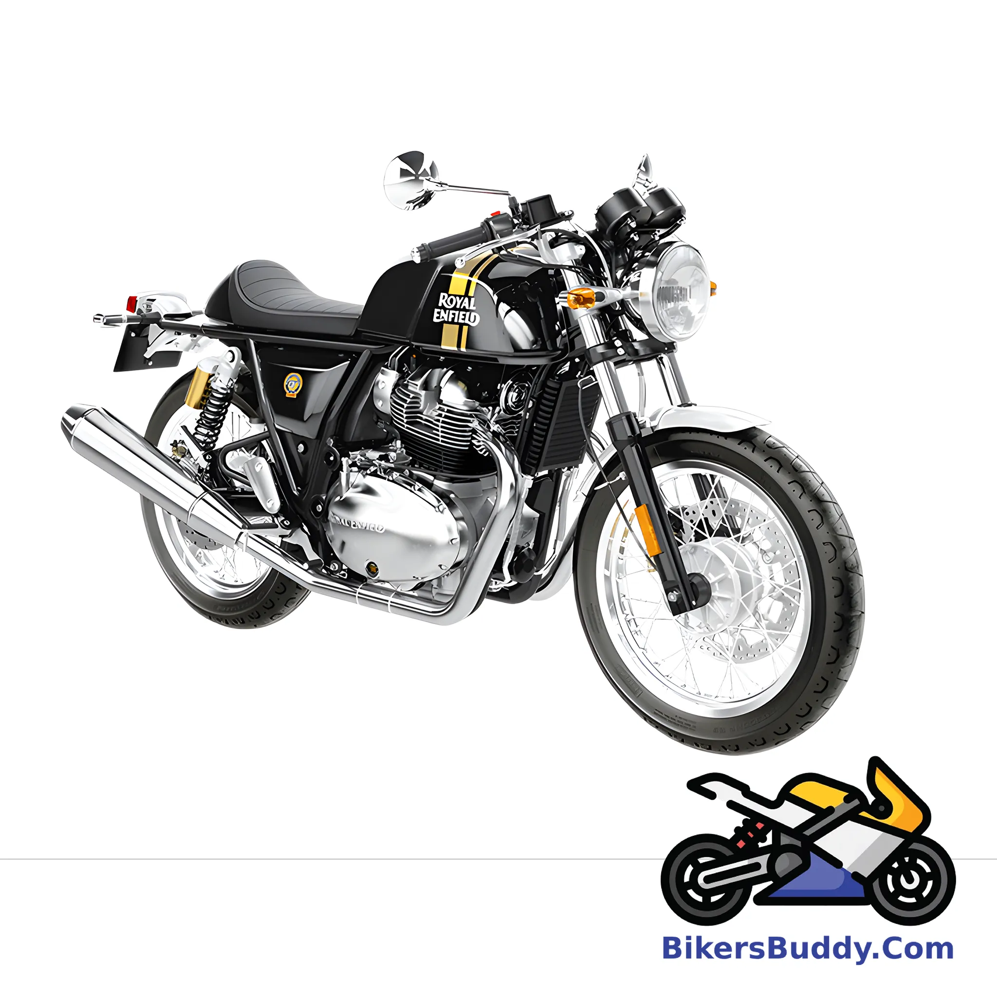 Black Royal Enfield Continental GT