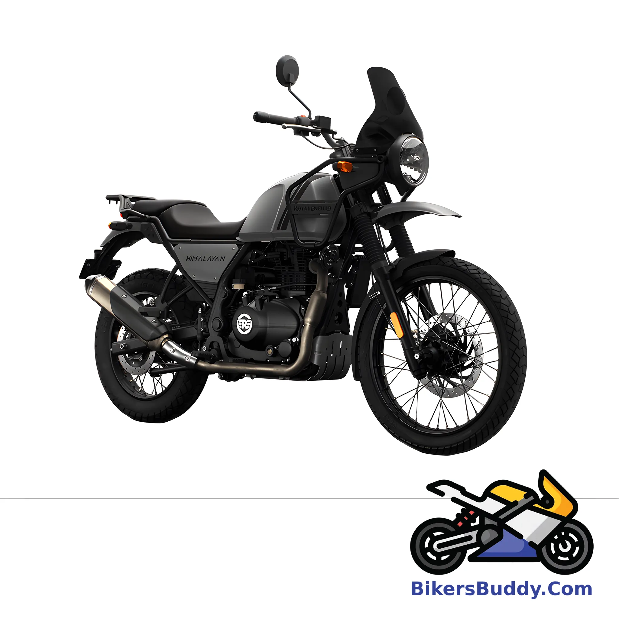 Black Royal Enfield Himalayan