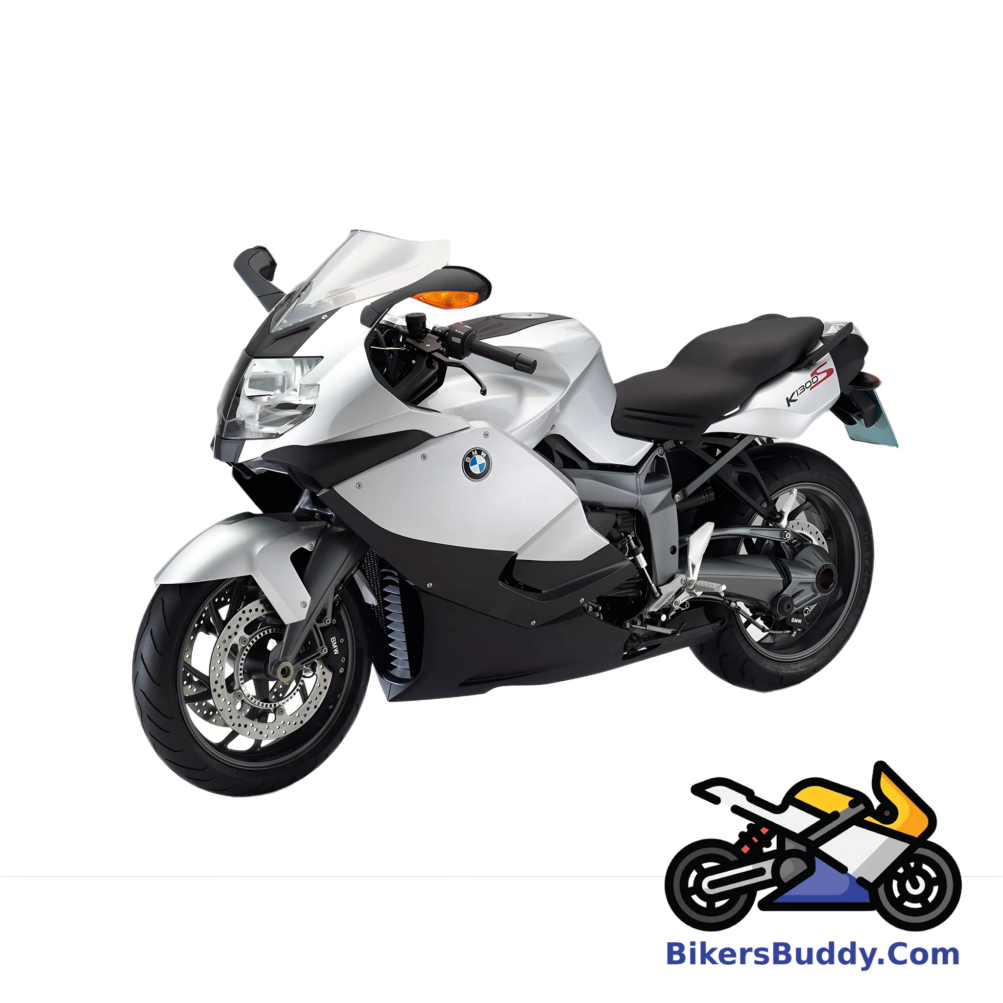 White BMW K 1300 S