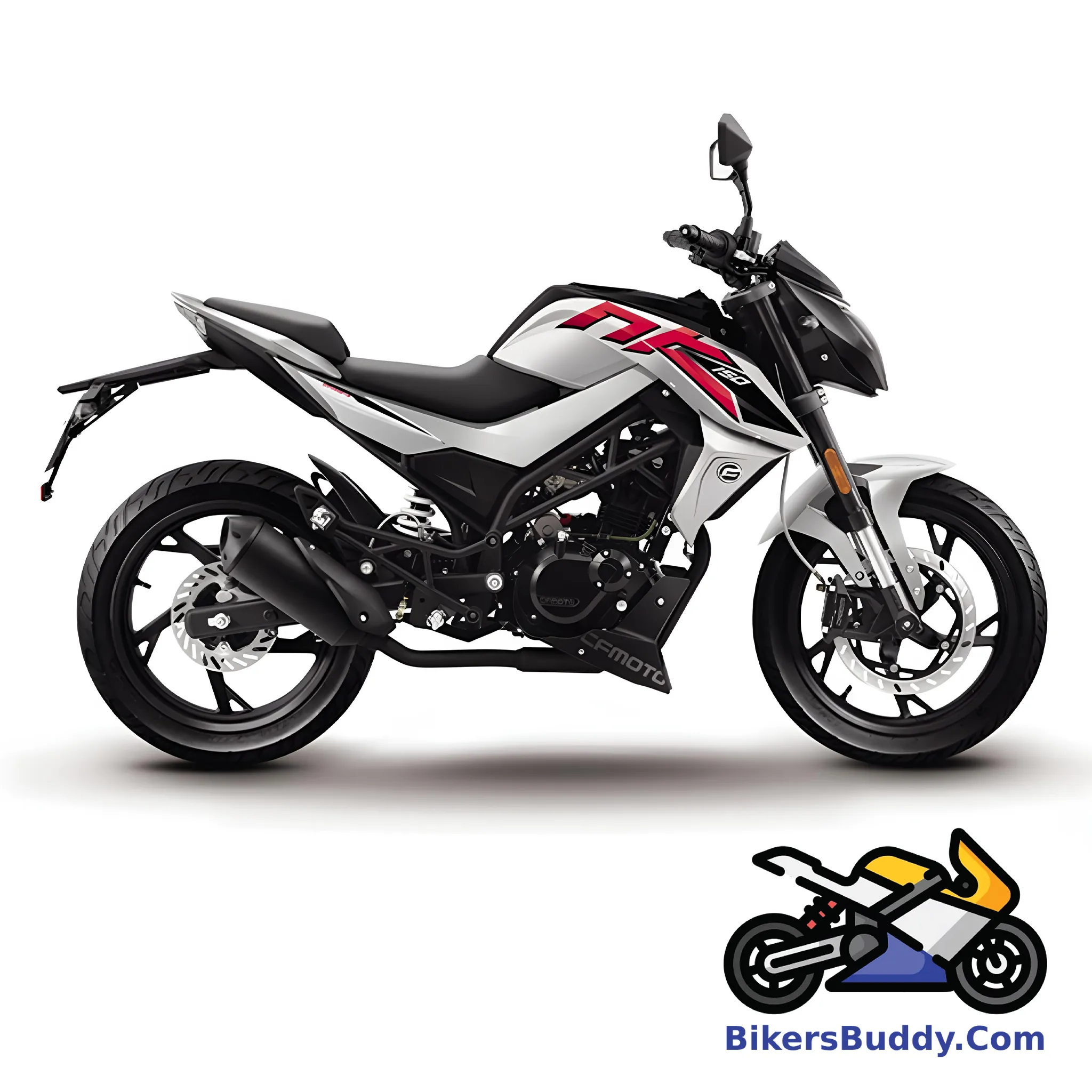 White CFMoto Fiero 150NK