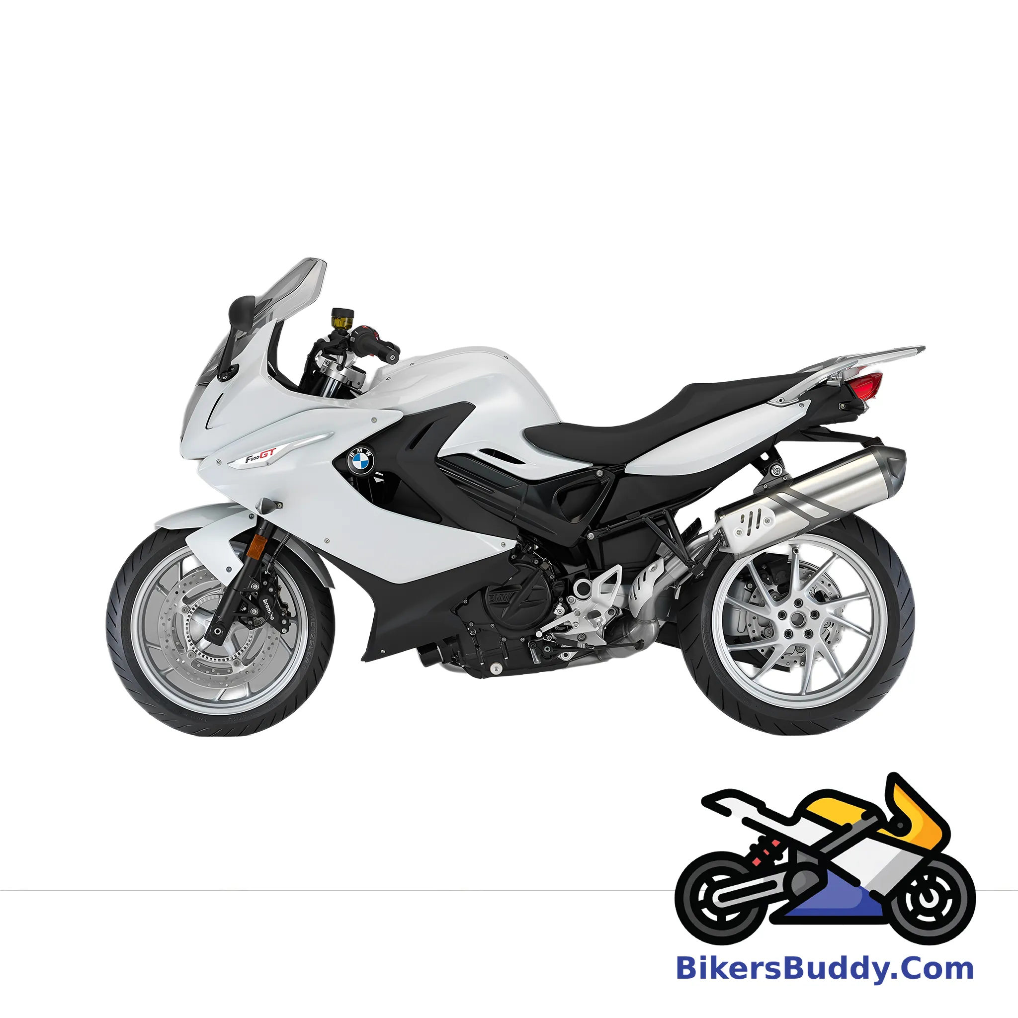 White BMW F 800 GT