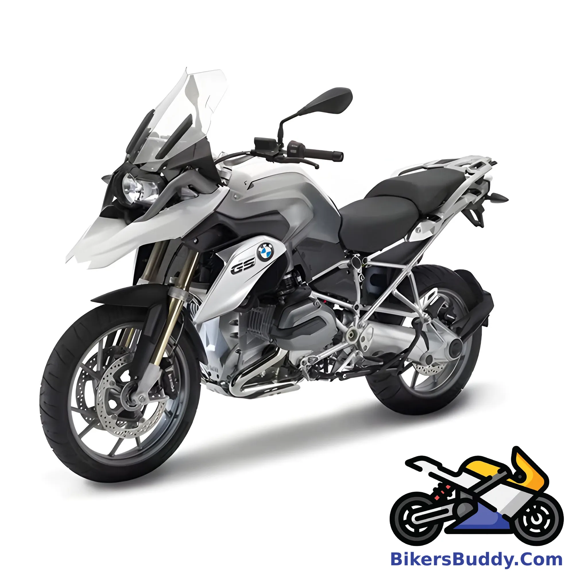 White and Grey BMW R 1200GS