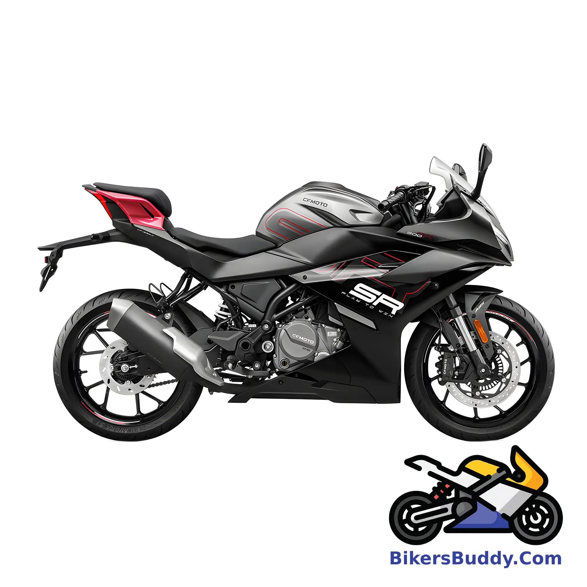 Mattte Black CFMoto 300SR