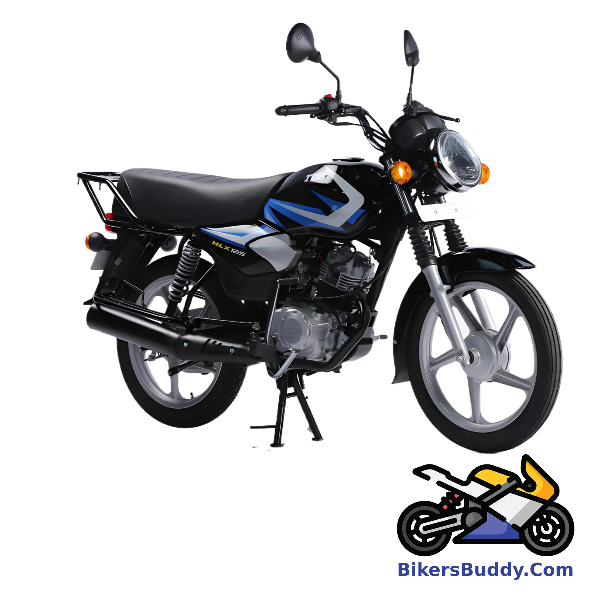 Black TVS Star HLX 125