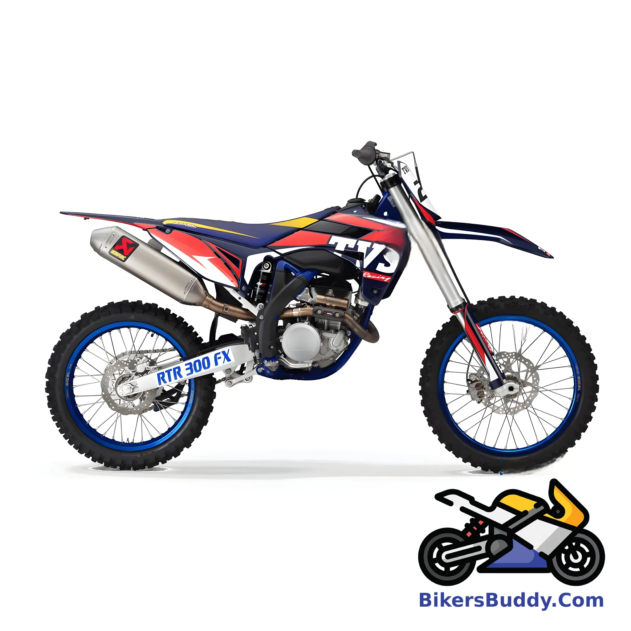 Matte Blue TVS Apache RTR 300 FX