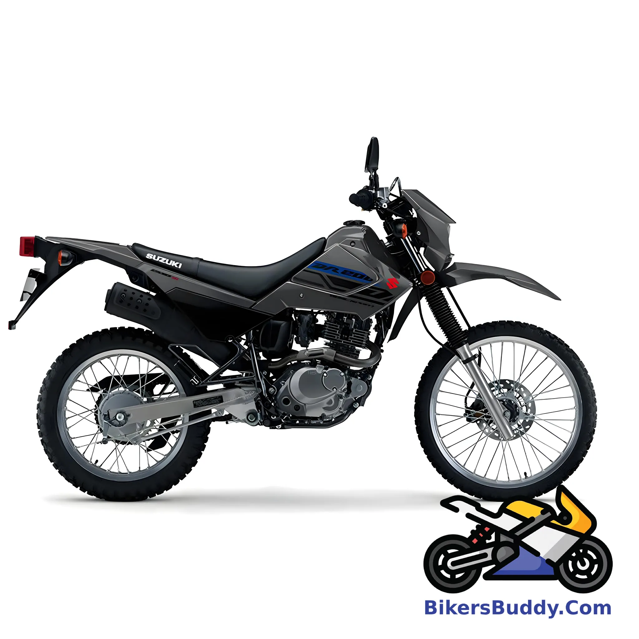 Grey Suzuki DR200S