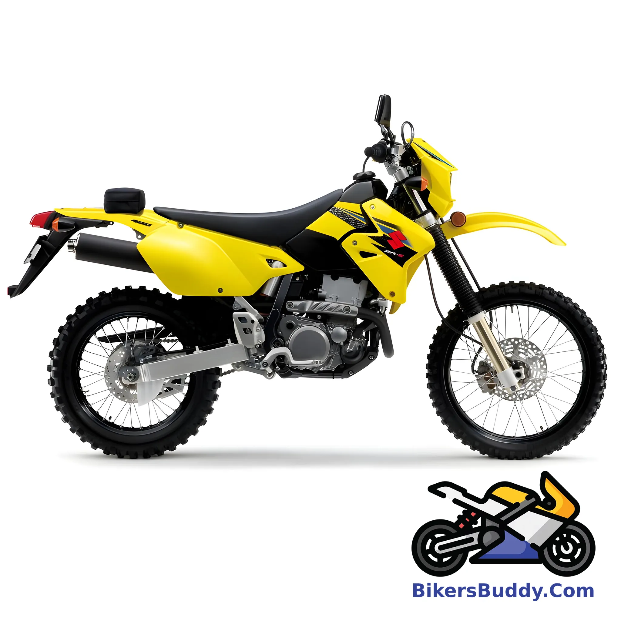 Yellow Suzuki DR 125L