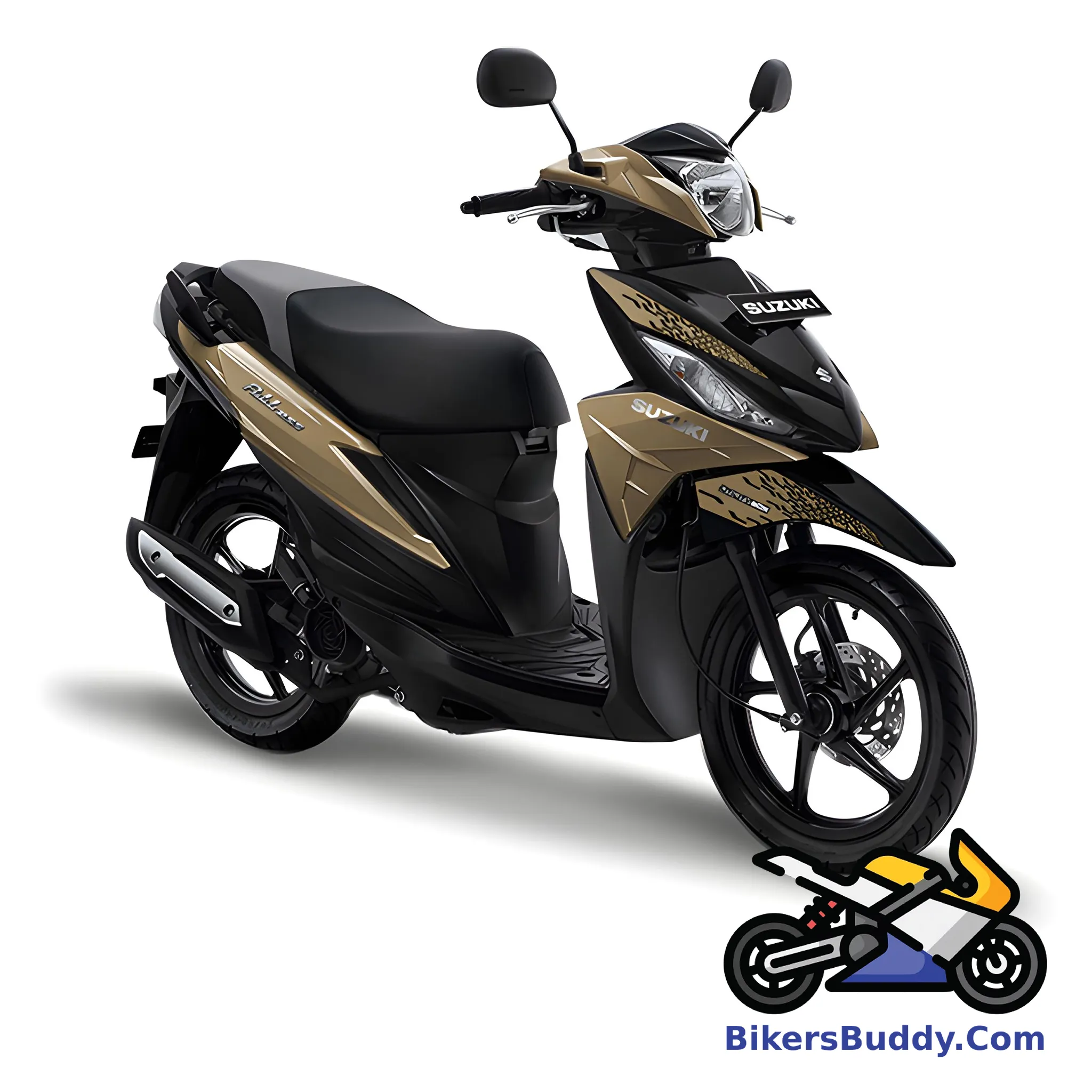 Brown Suzuki Address Playful