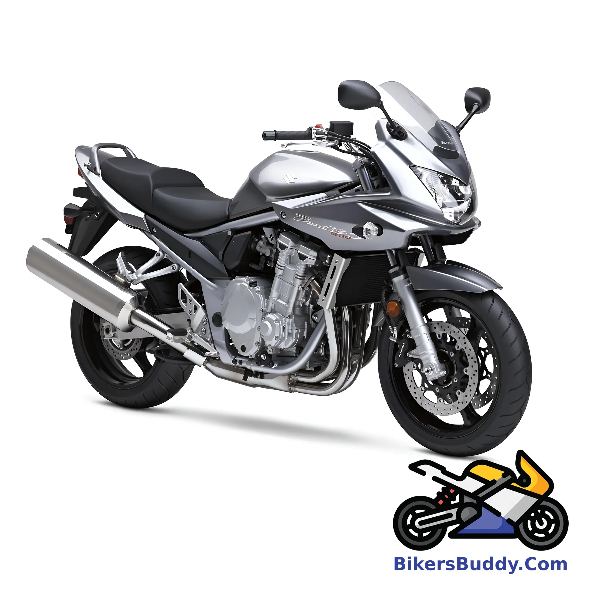 Metallic Silver Suzuki Bandit 1250S