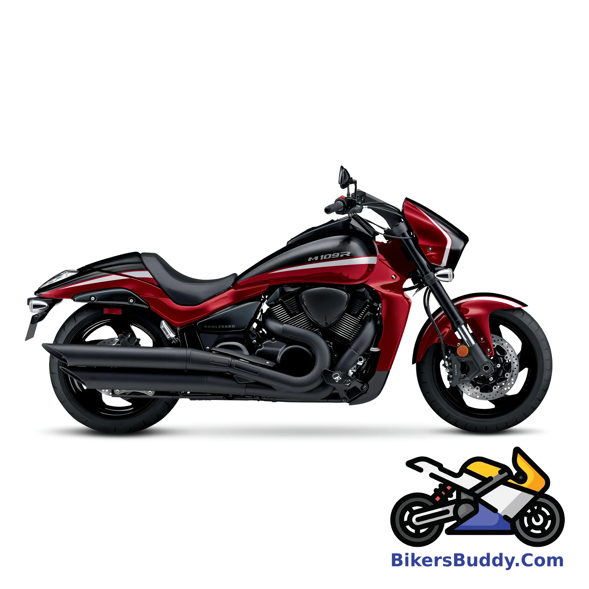 Red Suzuki Boulevard M109R Boss