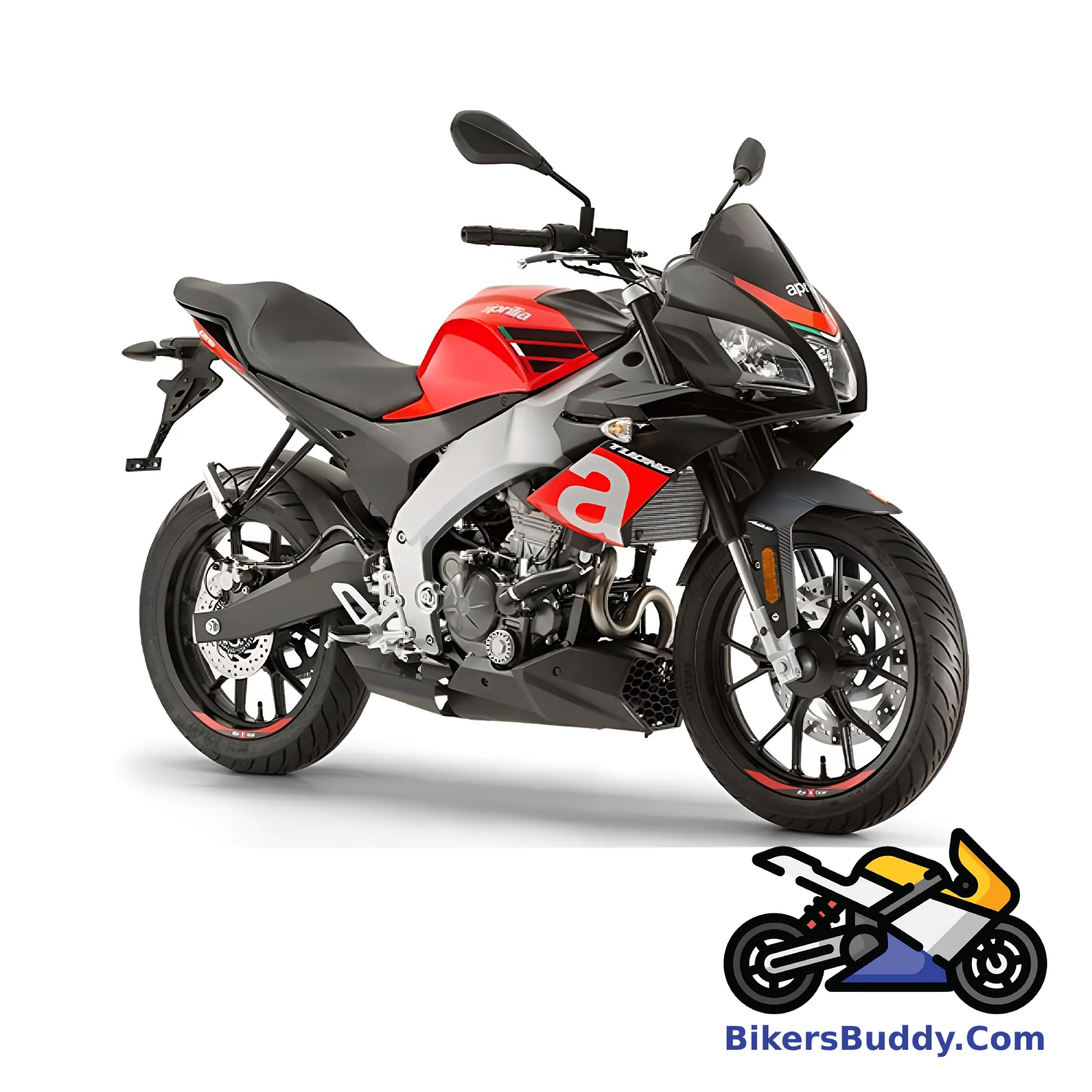 Red Aprilia Tuono 150