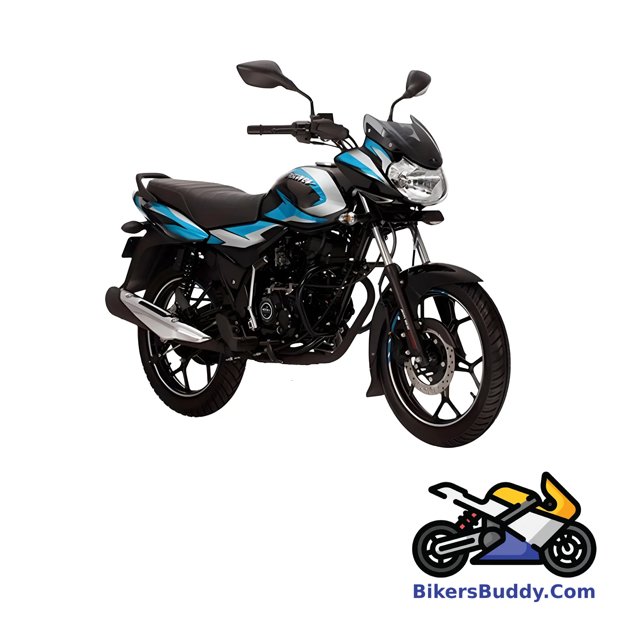 EBONY BLK BLU DKL Bajaj Discover 110 Disc