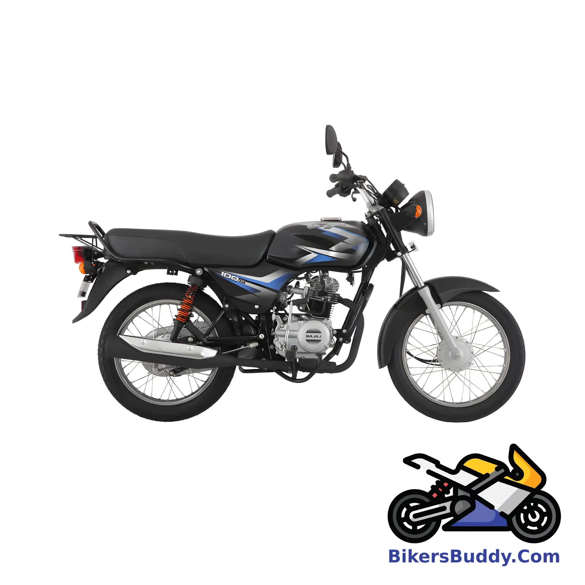 Black andBlue Bajaj CT 100B