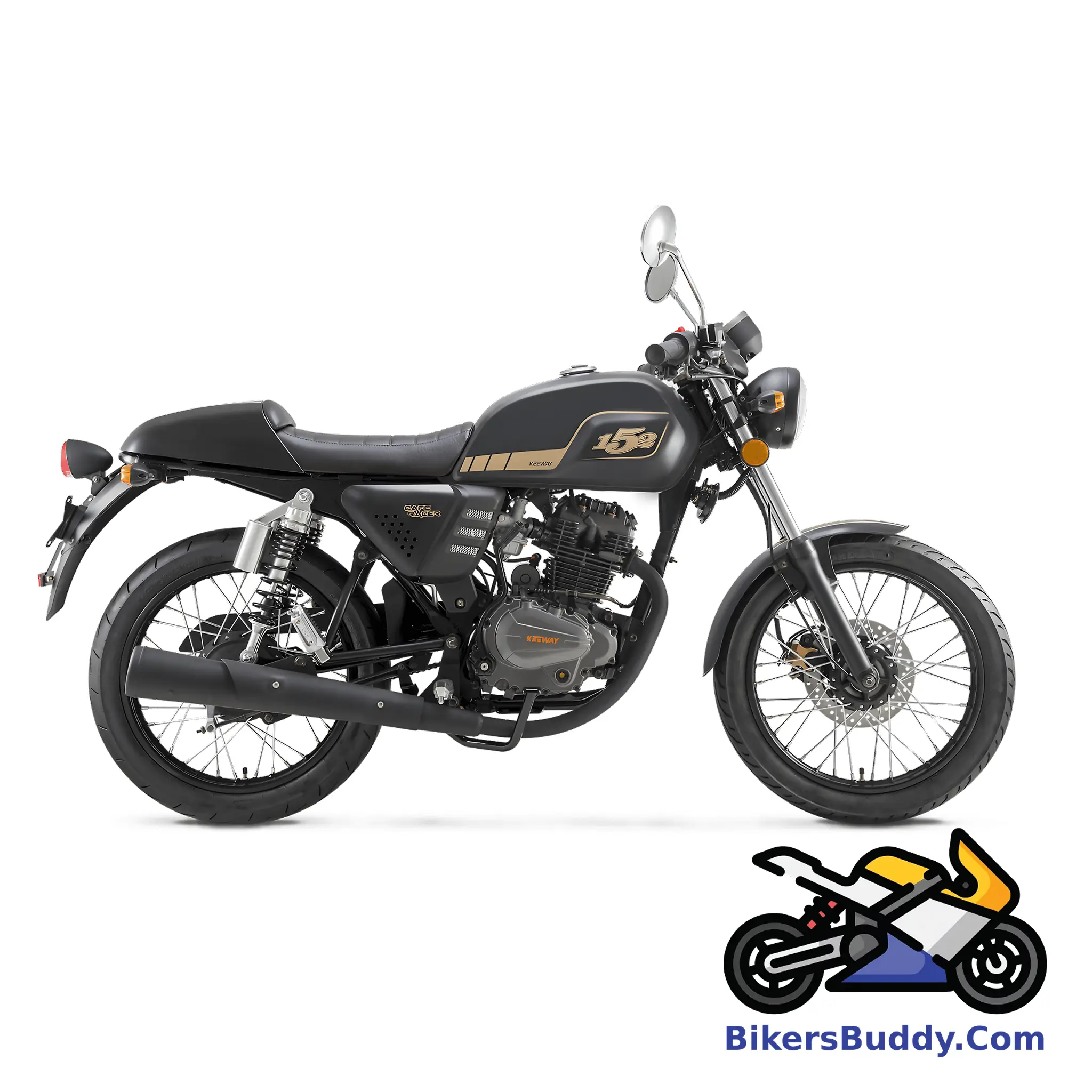 Mat Black Keeway Cafe Racer 152