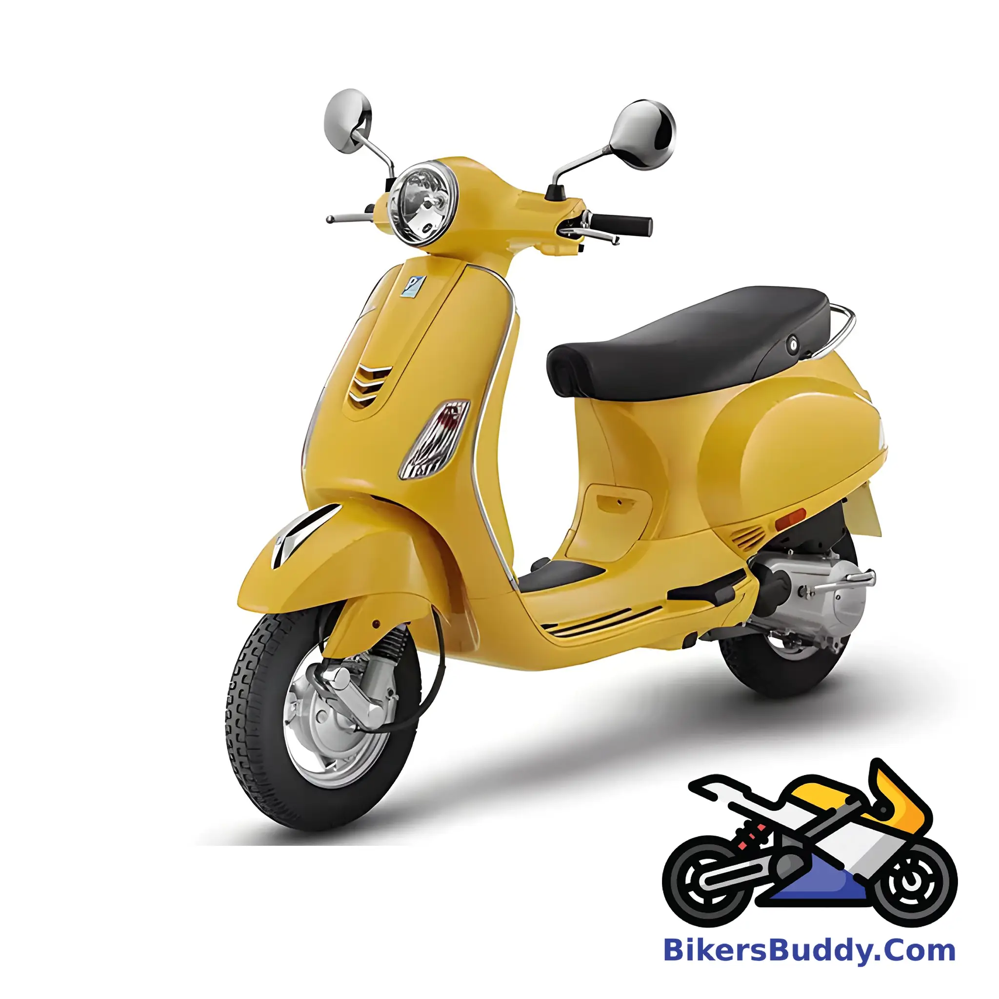 Yellow Vespa LX 125