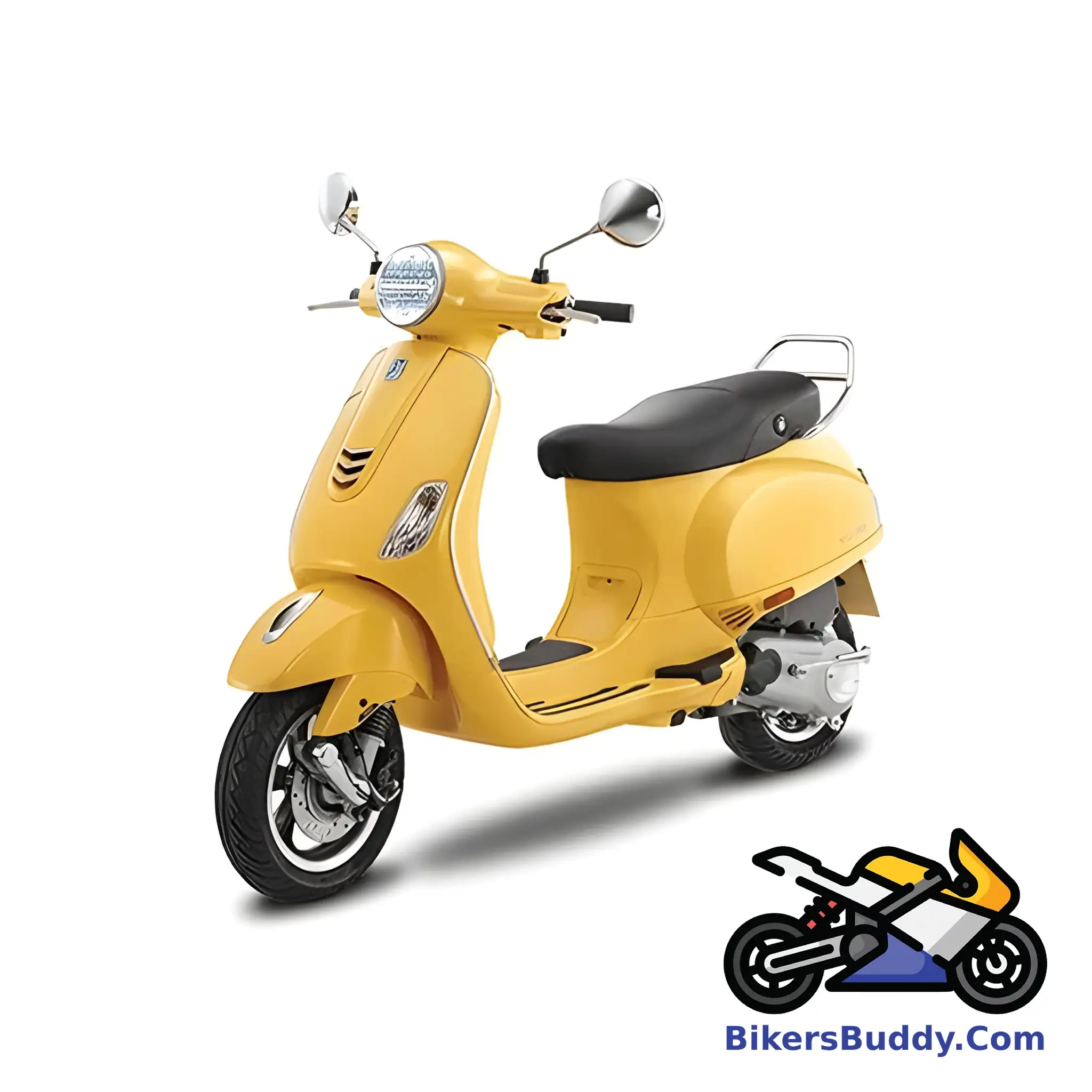 Yellow Vespa VXL 125