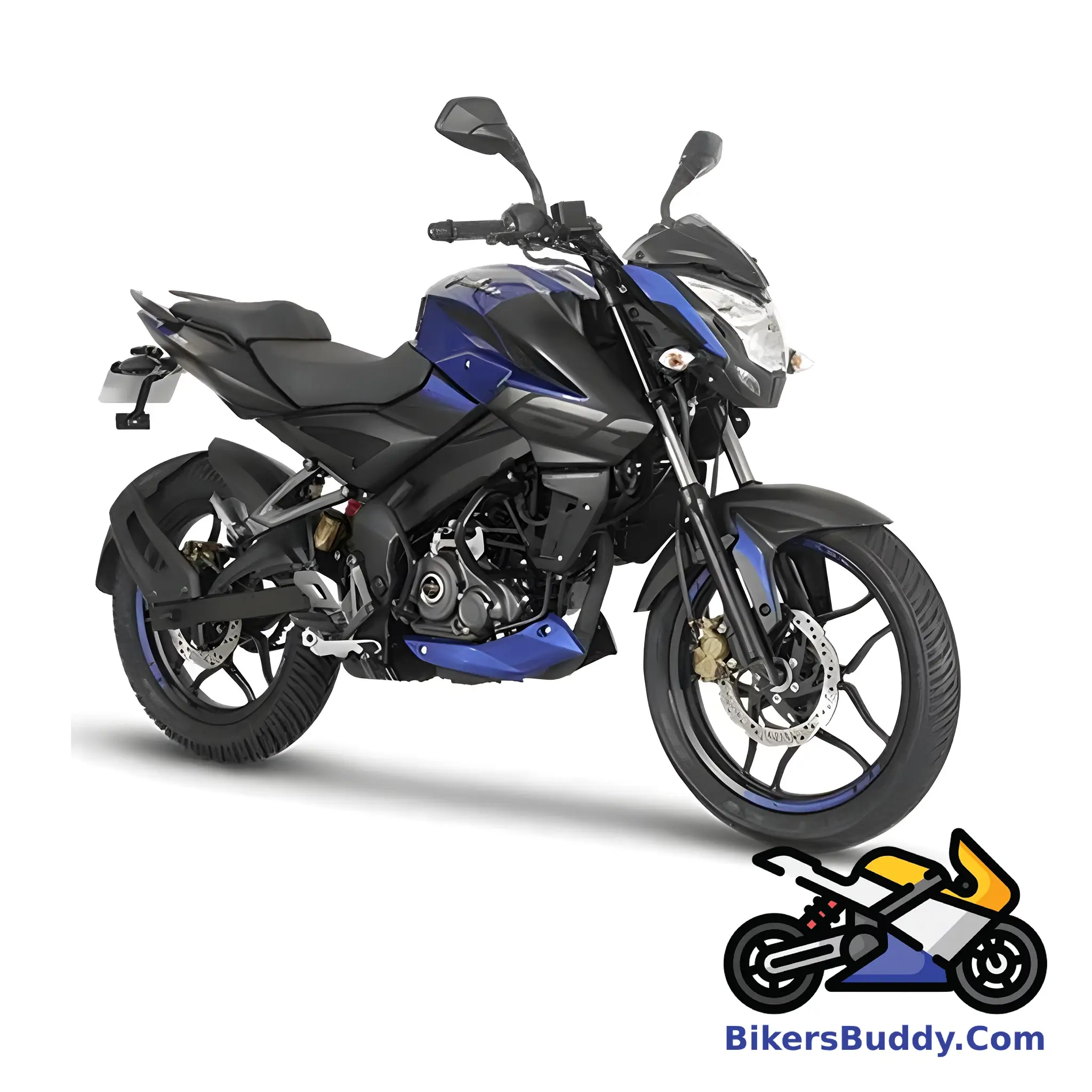 Blue Bajaj Pulsar NS 160 Double Disc