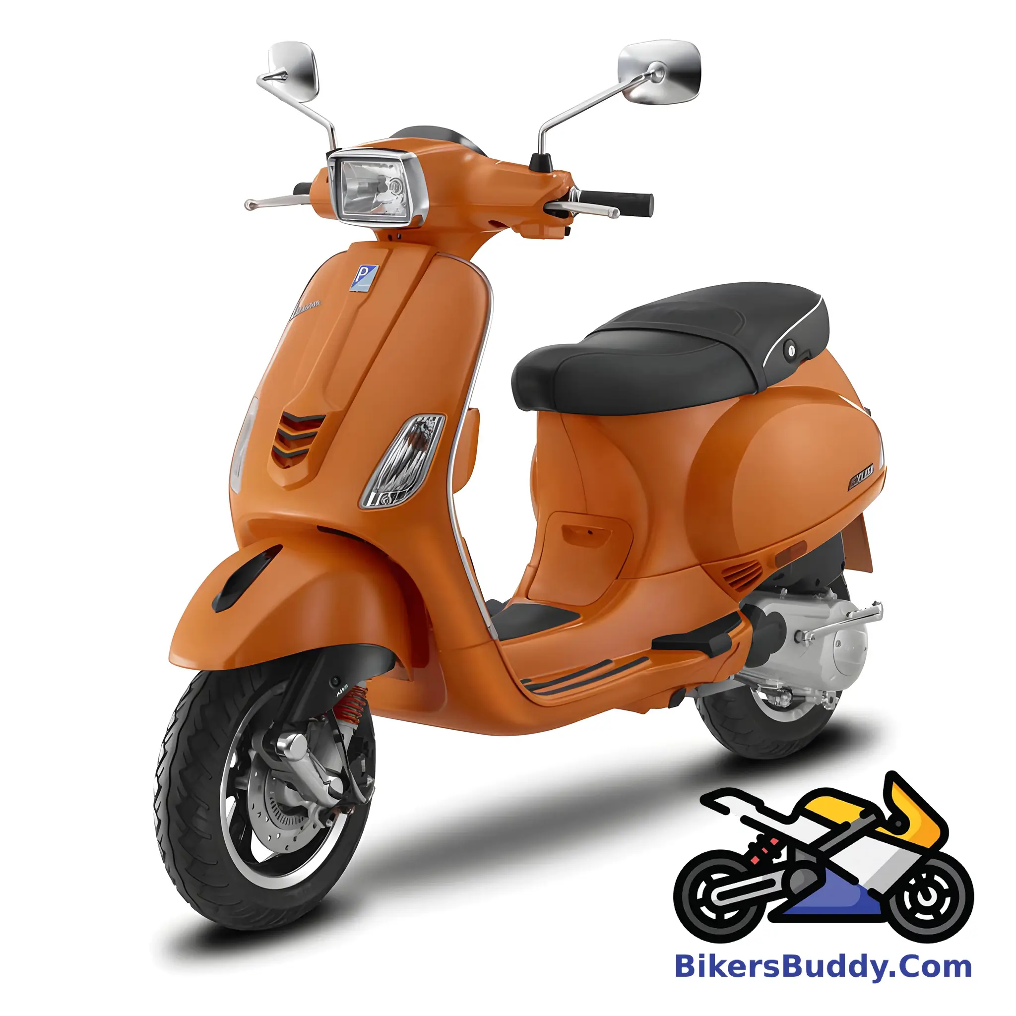 Orange Vespa SXL 125
