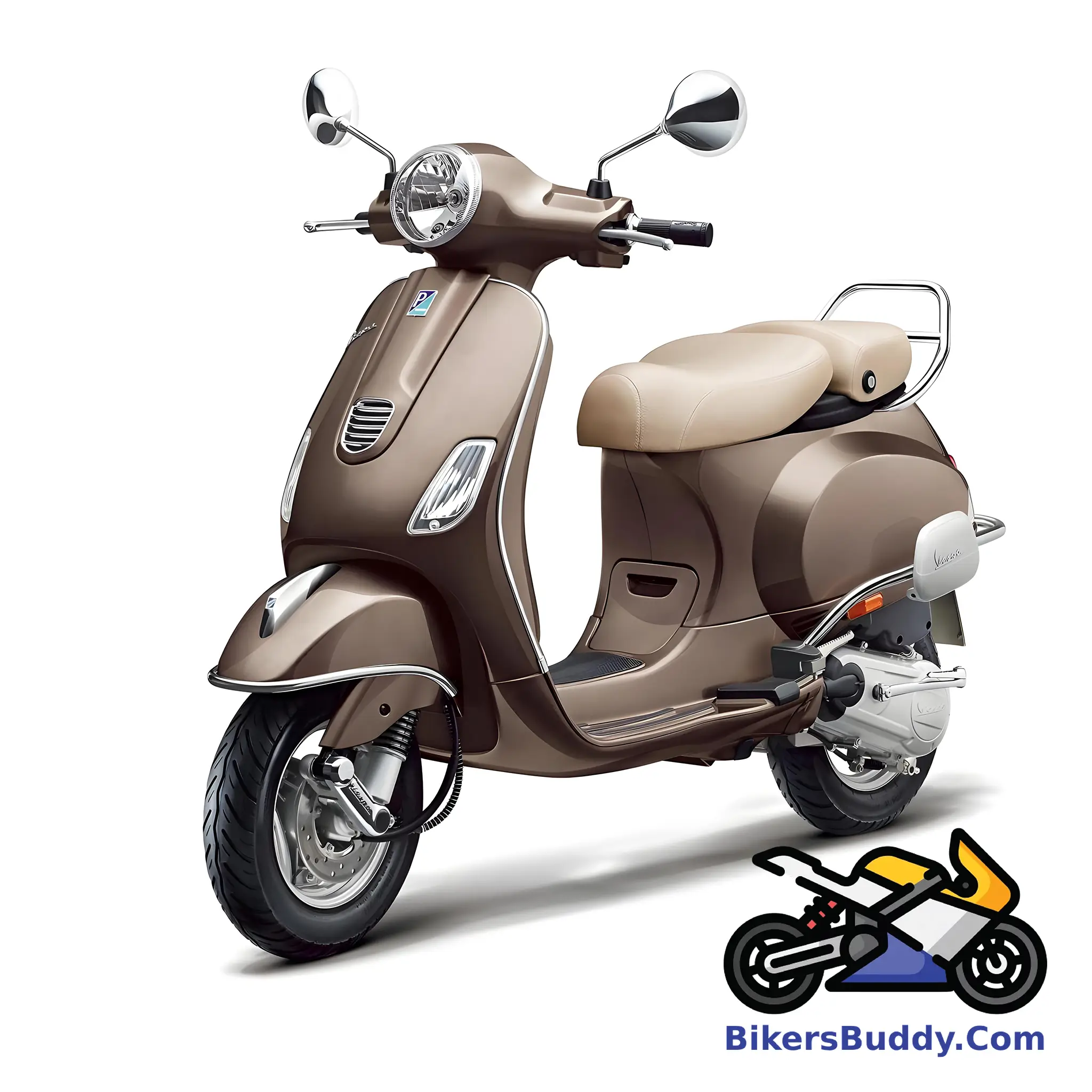 Brown Vespa VXL 150