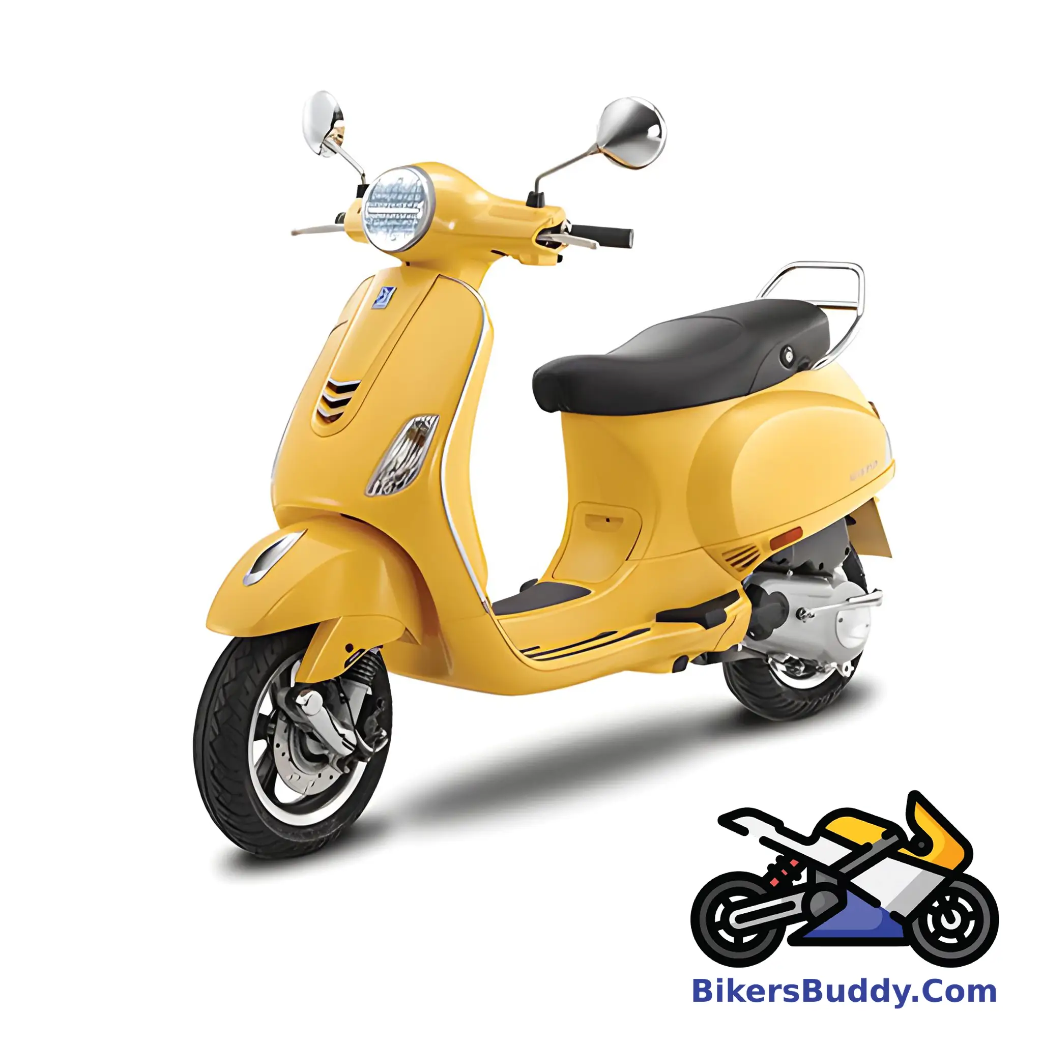 Yellow Vespa VXL 150