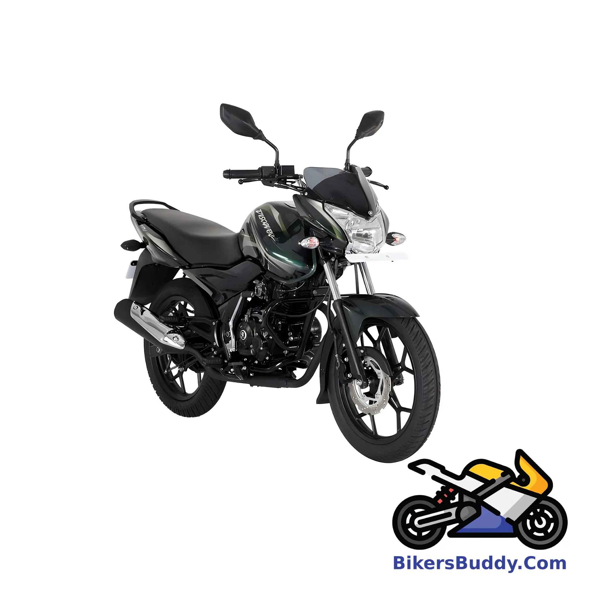 Black and Green Bajaj Discover 150S