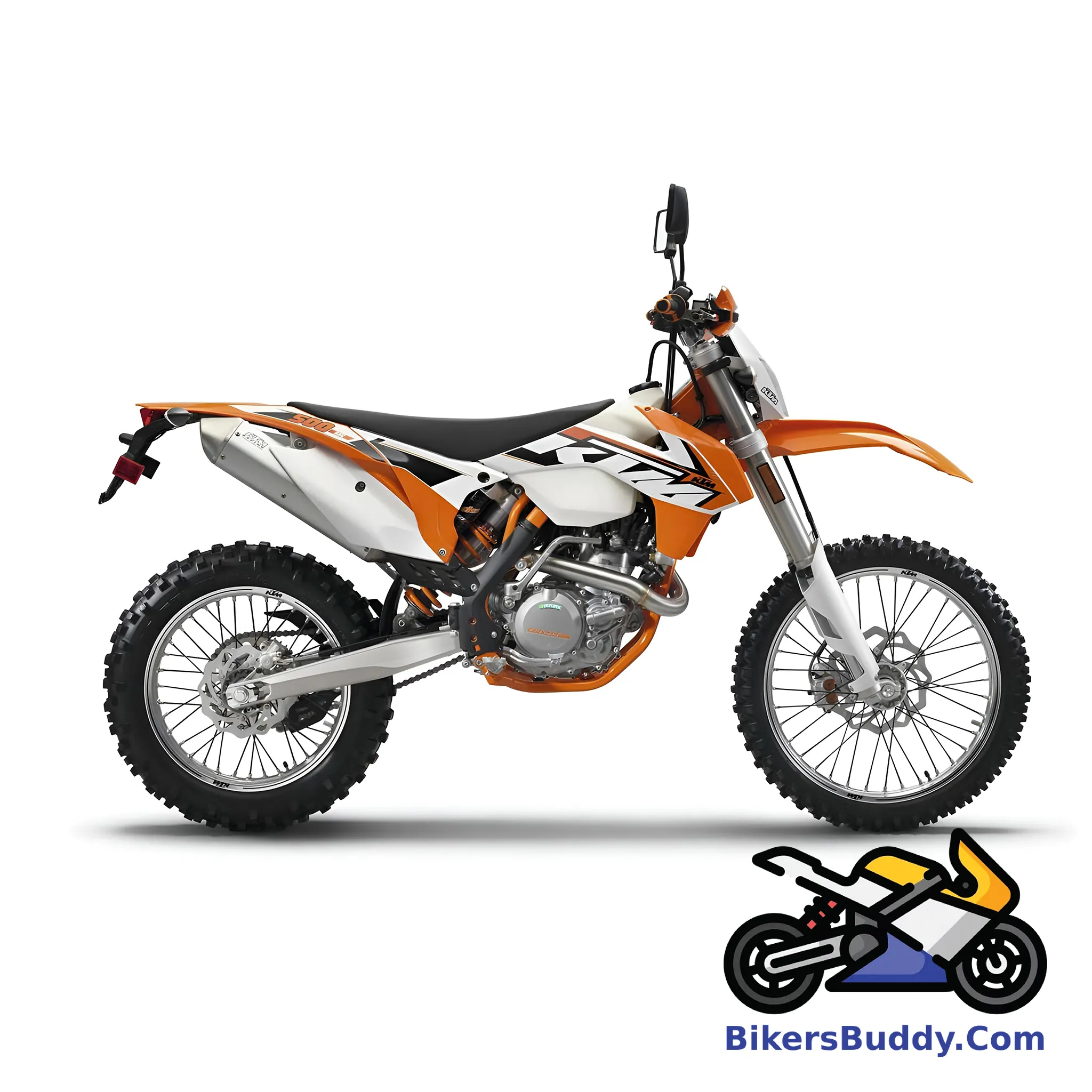 Orange KTM 500 XC-W