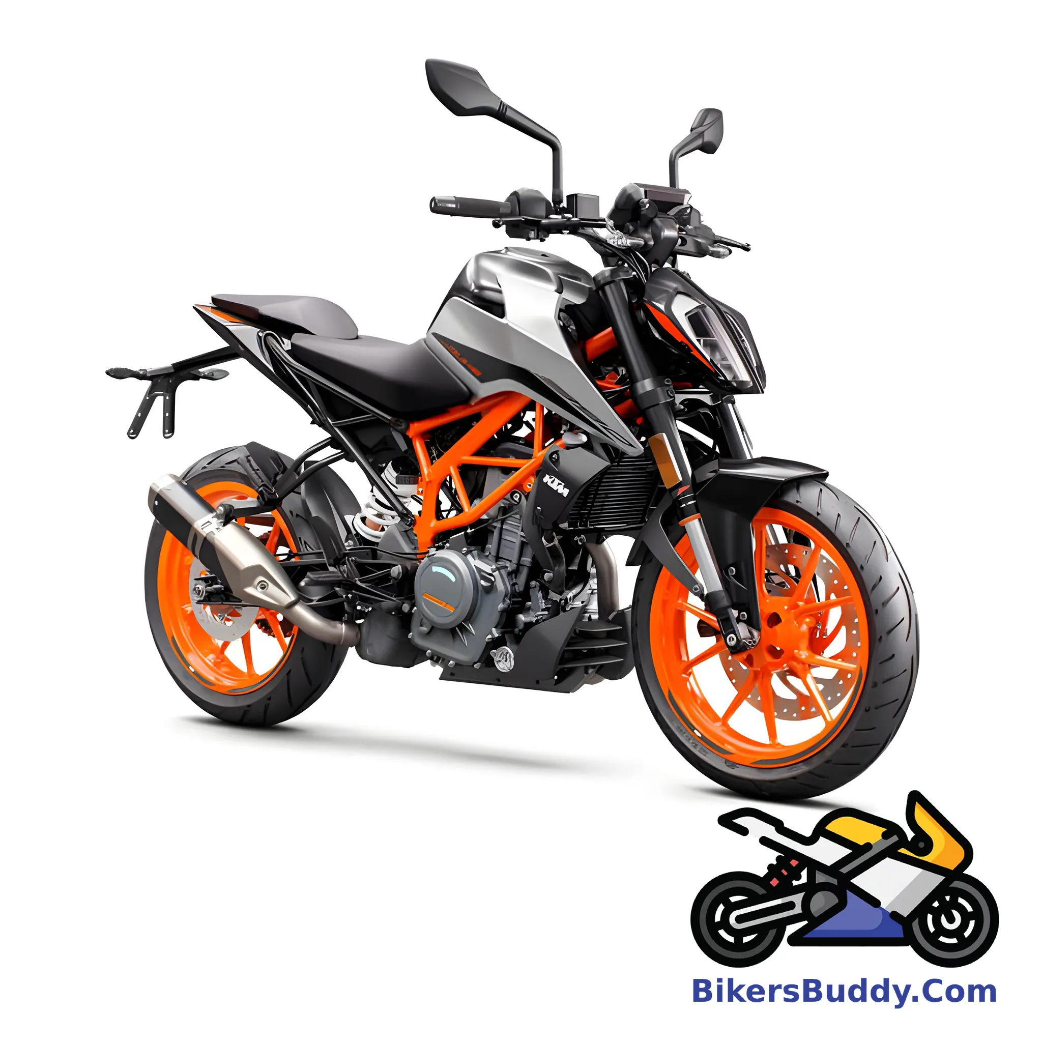 Silver KTM 125 Duke