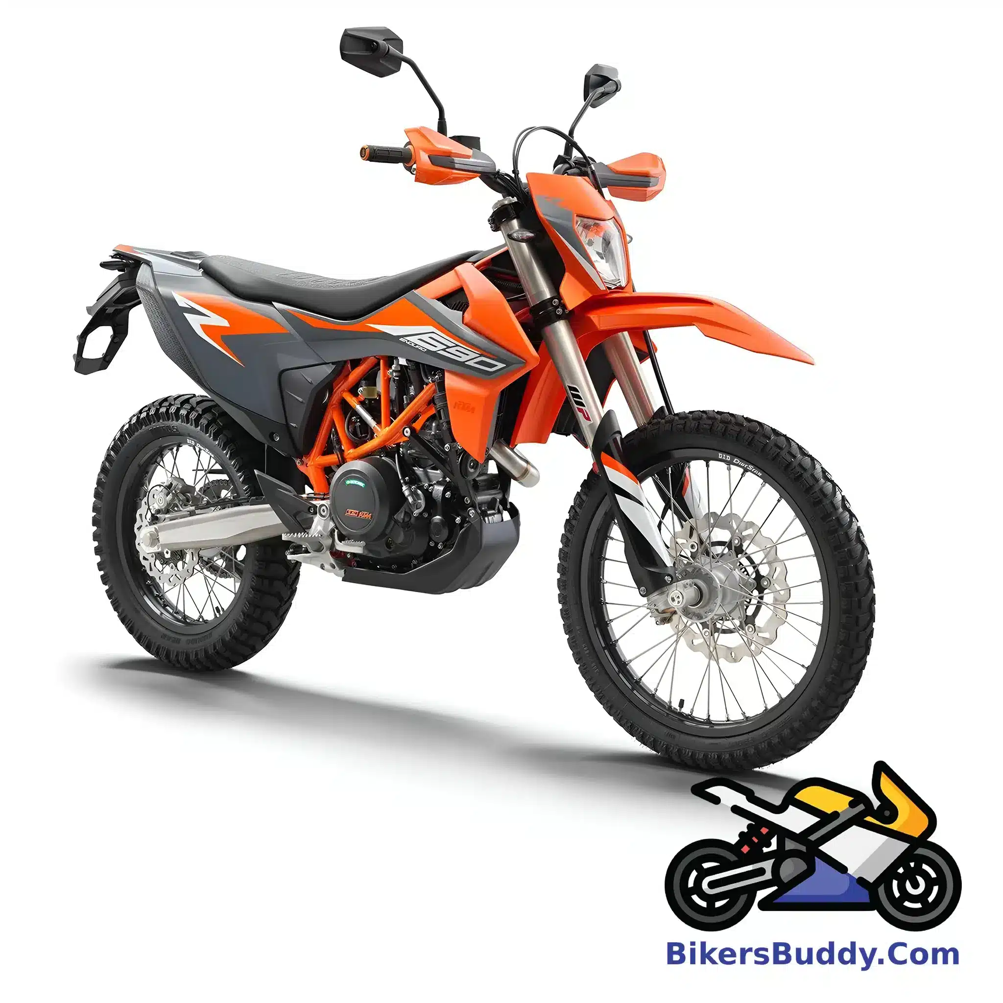 Orange and Grey KTM 690 Enduro R